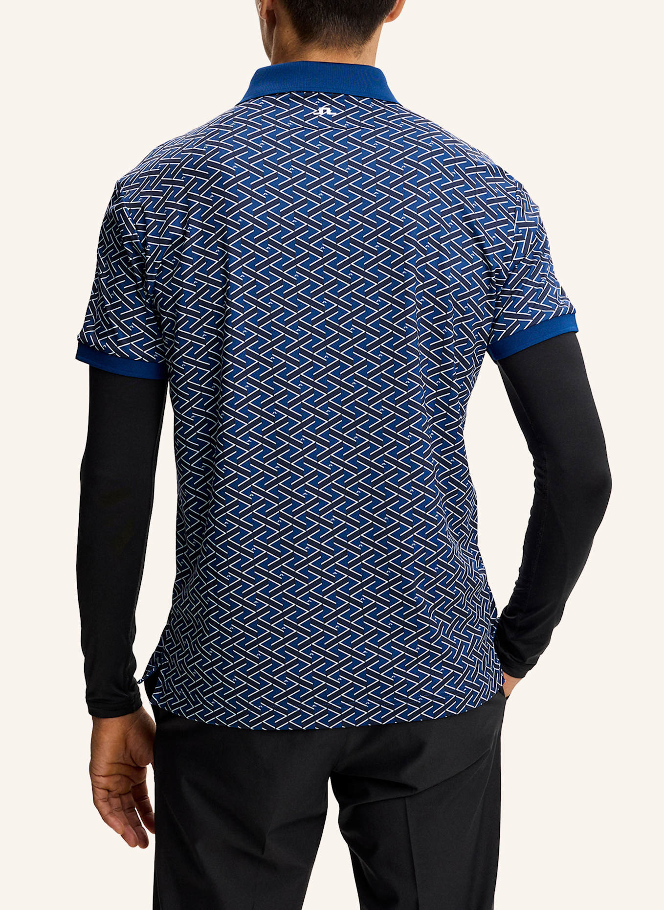 J.LINDEBERG Funktions-Poloshirt: BLAU