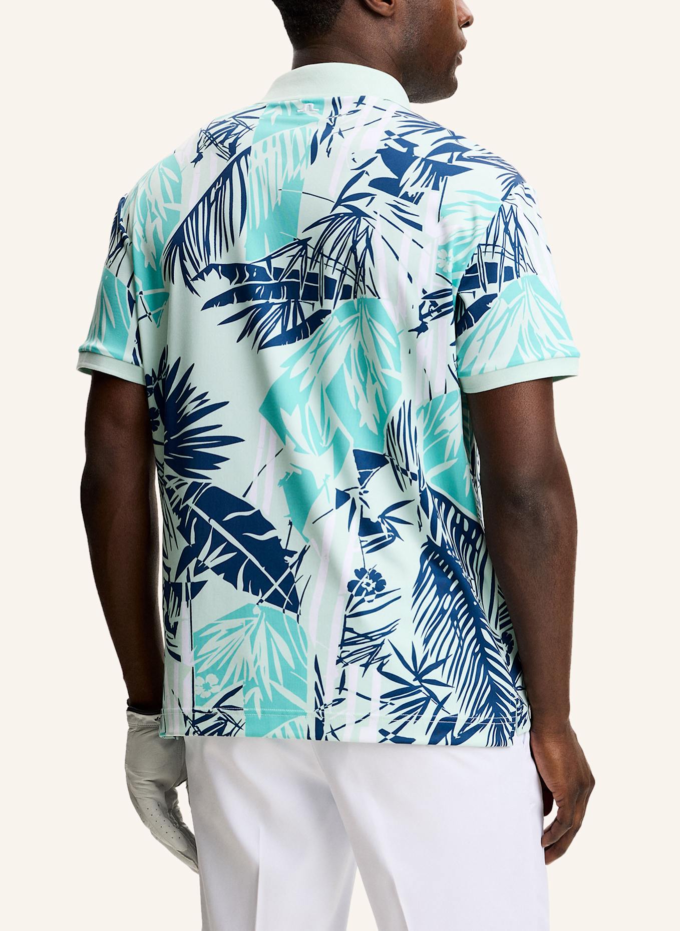 J.LINDEBERG Funktions-Poloshirt: BLAU