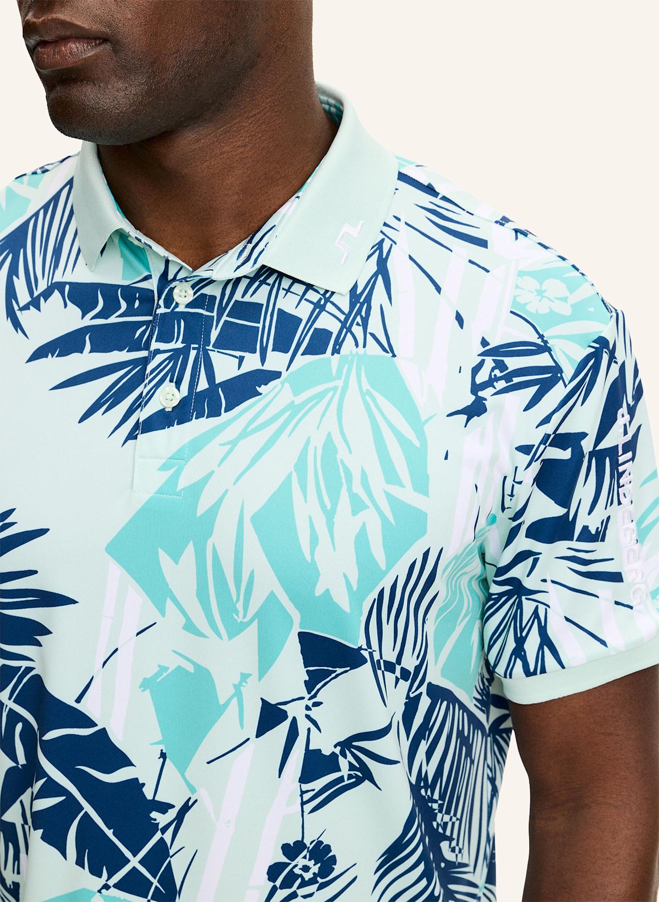 J.LINDEBERG Funktions-Poloshirt: BLAU