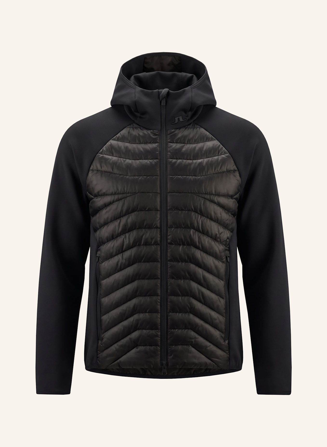 J.LINDEBERG Hybrid-Steppjacke: SCHWARZ