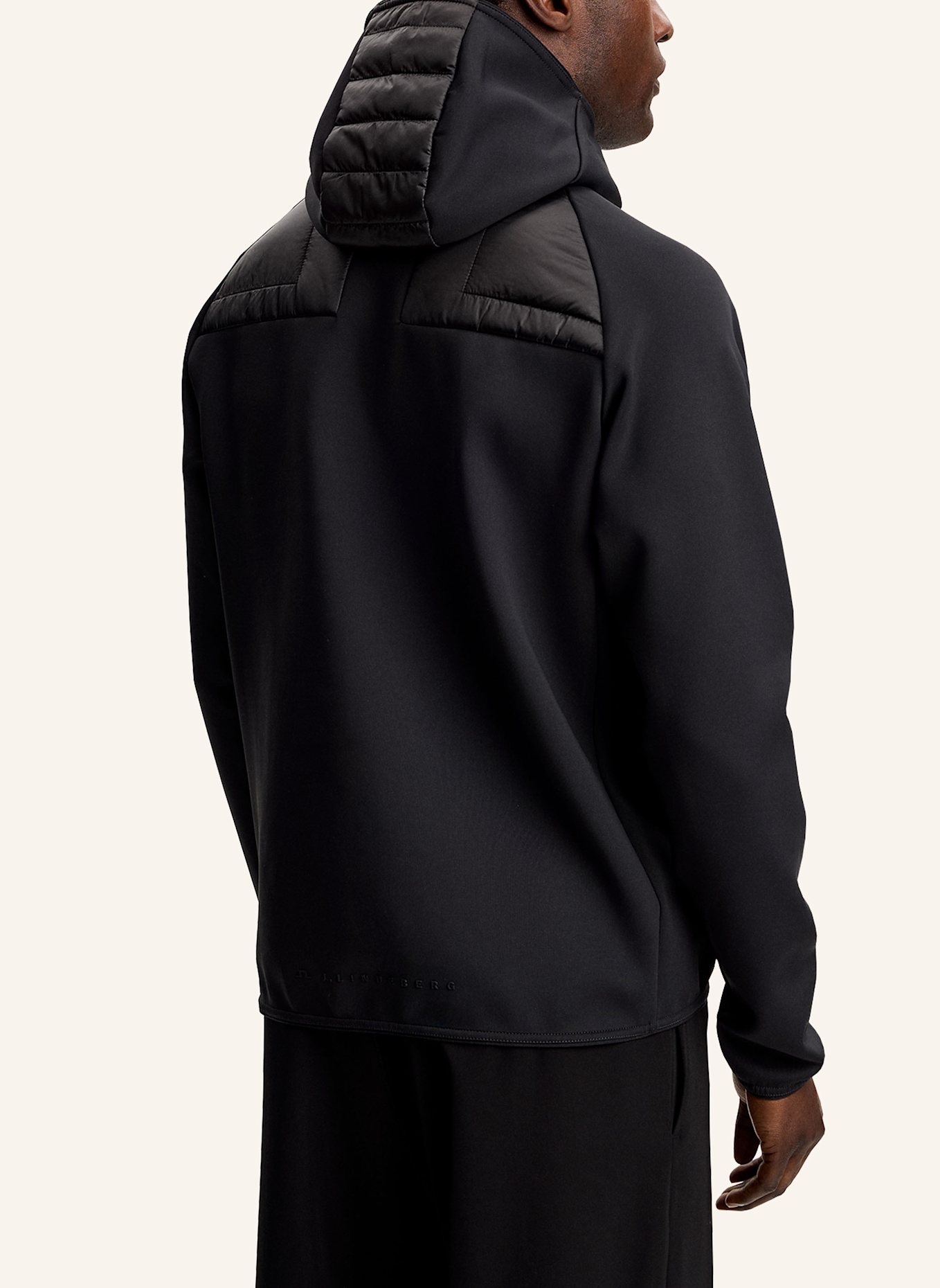 J.LINDEBERG Hybrid-Steppjacke: SCHWARZ
