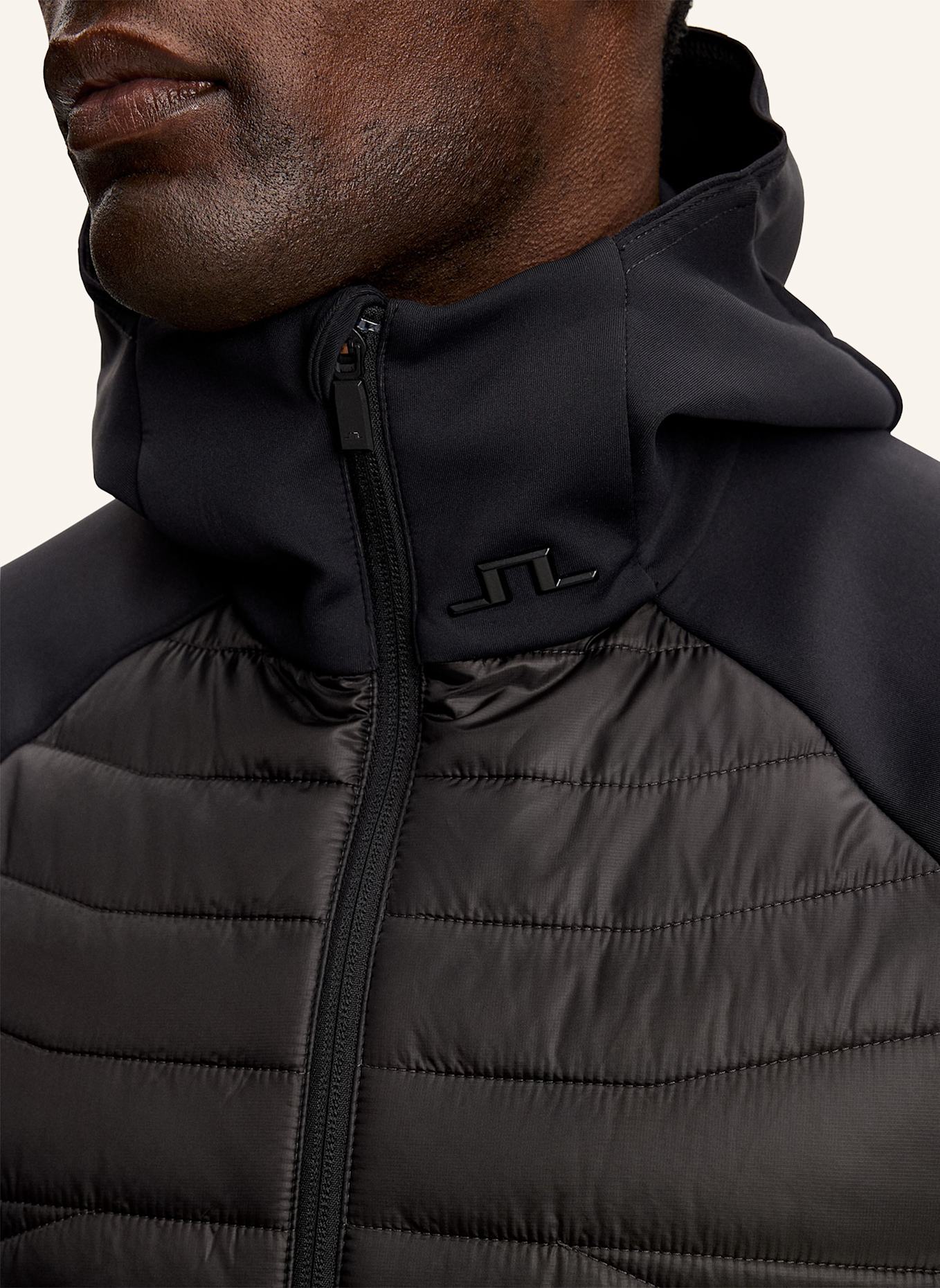 J.LINDEBERG Hybrid-Steppjacke: SCHWARZ