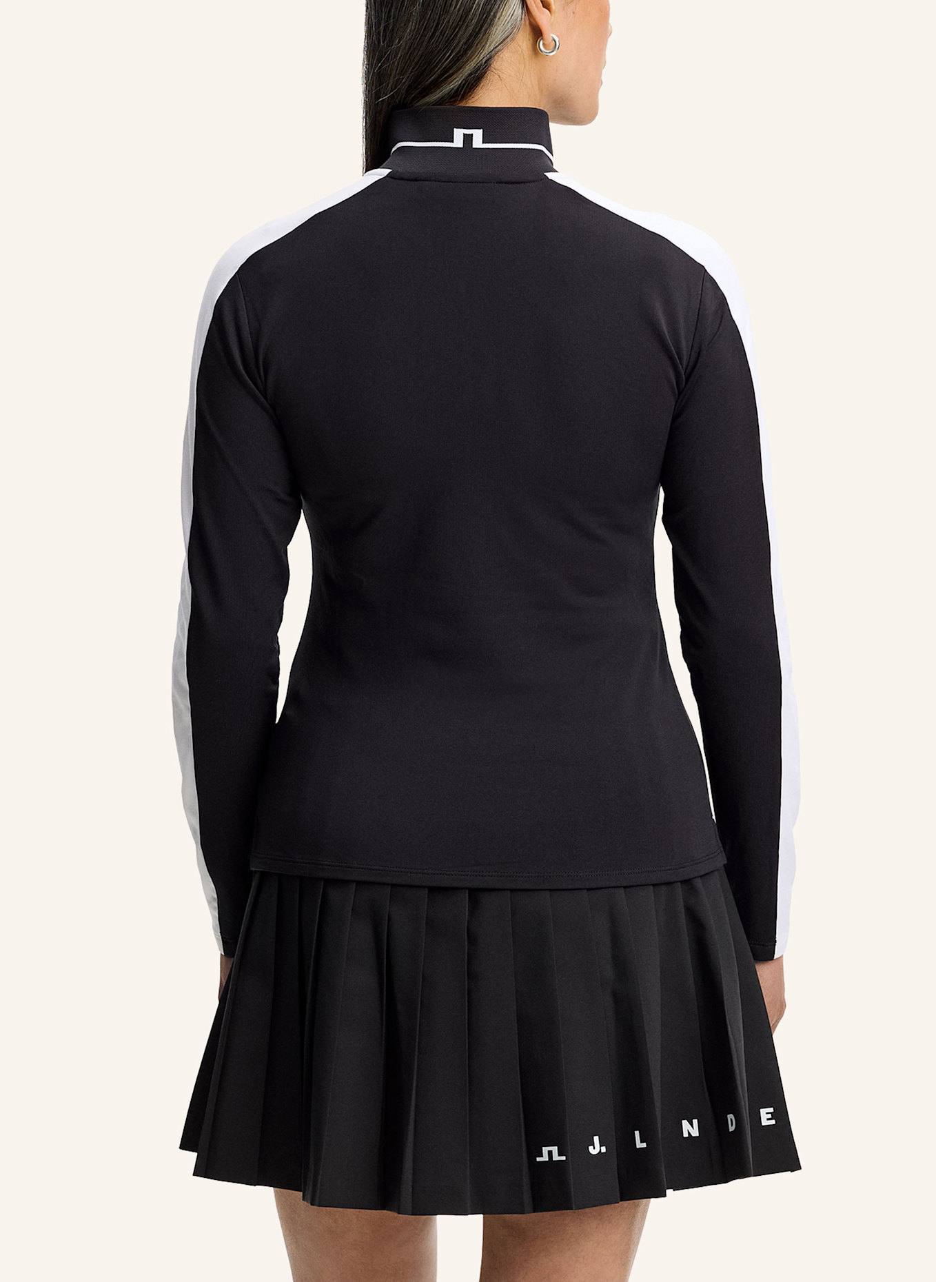 J.LINDEBERG Performance‑Polo‑Top: SCHWARZ