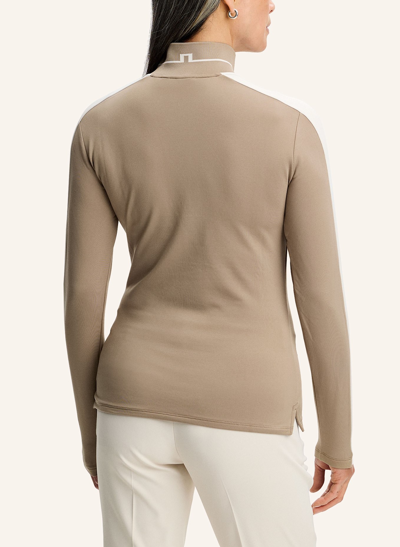 J.LINDEBERG Performance‑Polo‑Top: BEIGE