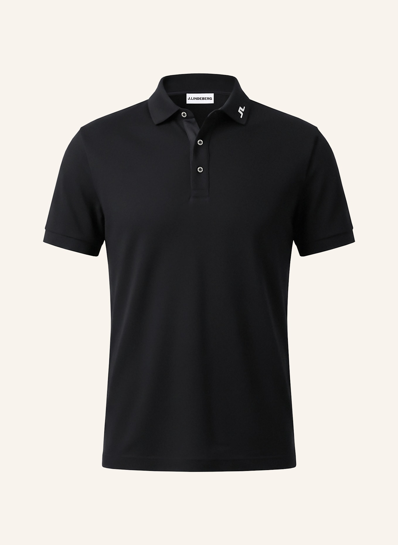 J.LINDEBERG Performance‑Polo‑Top: SCHWARZ