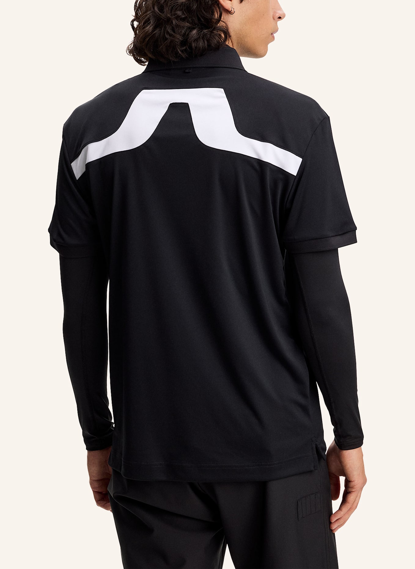 J.LINDEBERG Performance‑Polo‑Top: SCHWARZ