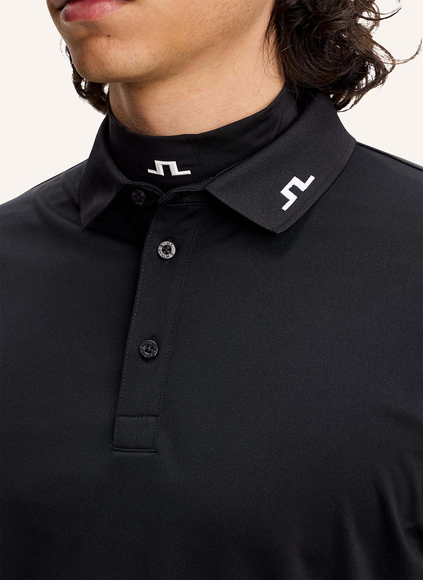 J.LINDEBERG Performance‑Polo‑Top: SCHWARZ