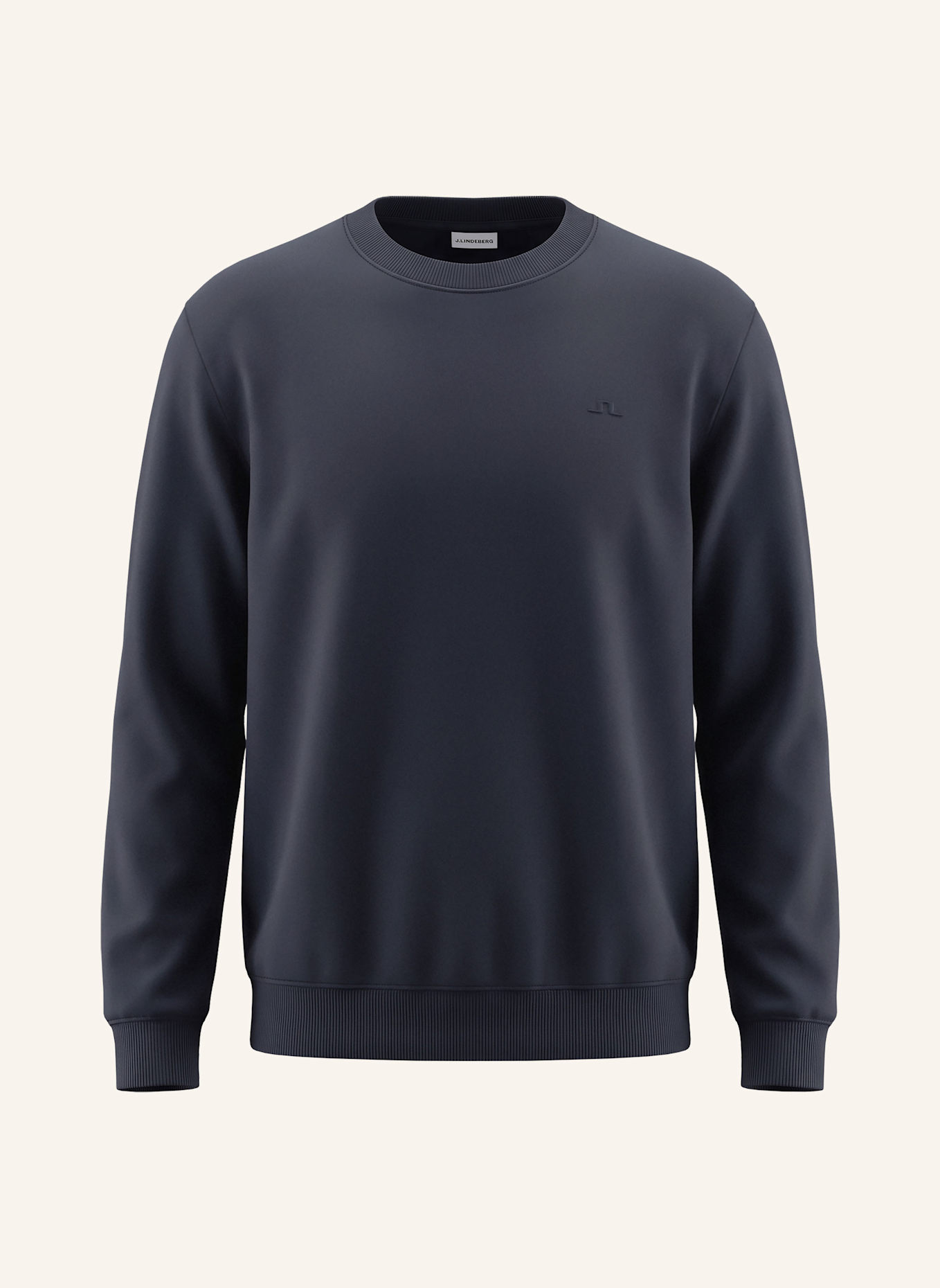 J.LINDEBERG Top mit Rundhalsausschnitt: BLAU