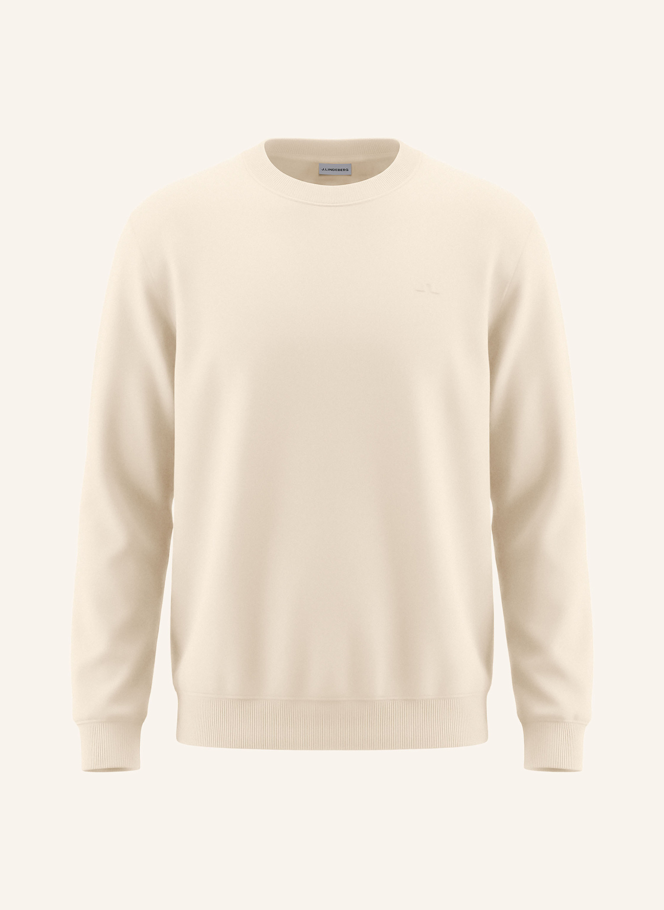J.LINDEBERG Top mit Rundhalsausschnitt: BEIGE