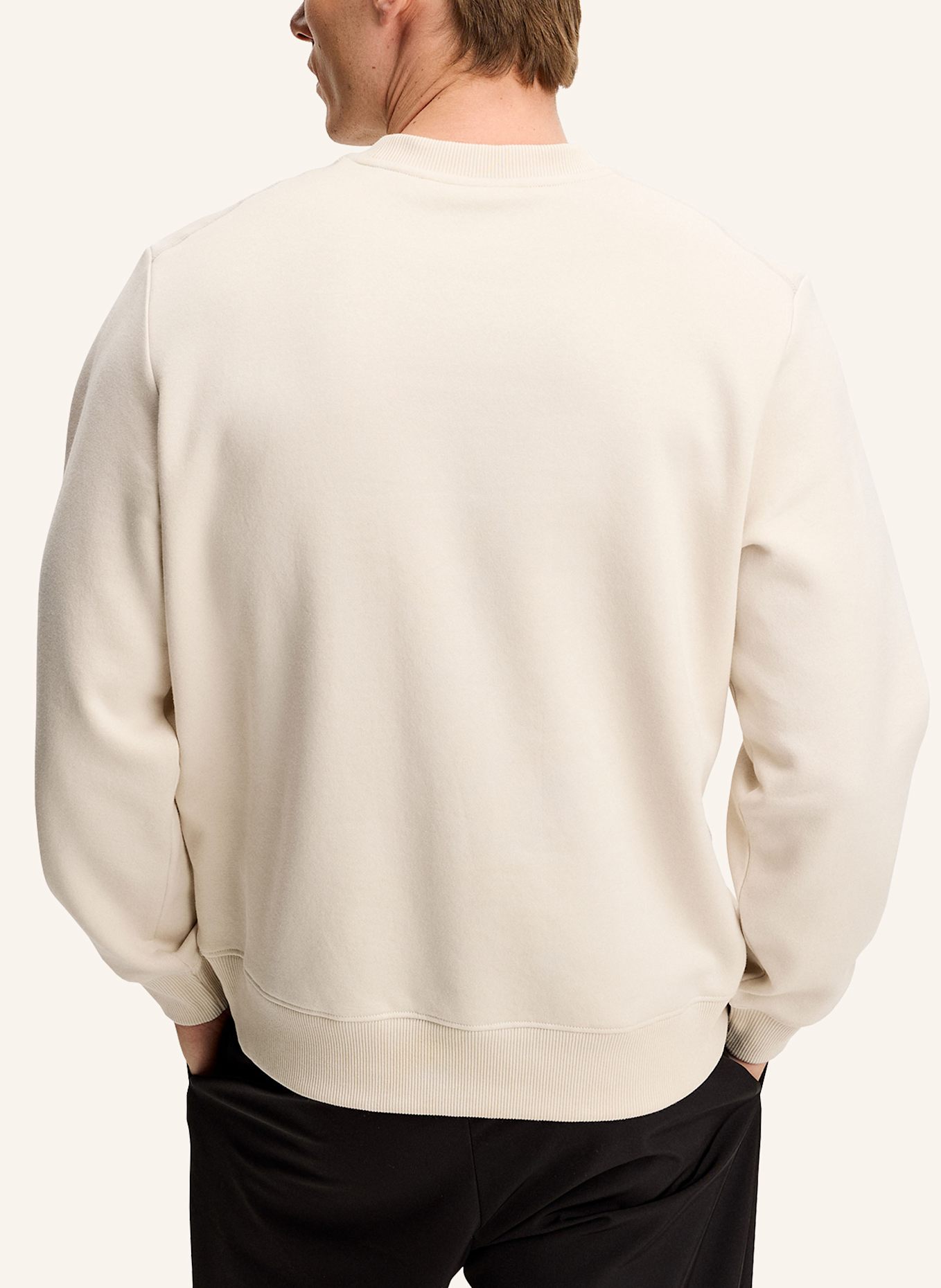 J.LINDEBERG Top mit Rundhalsausschnitt: BEIGE