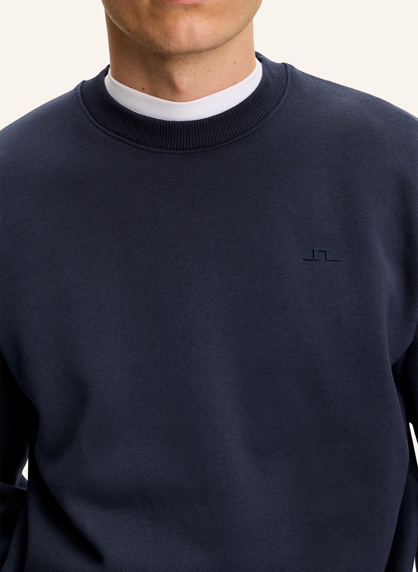 J.LINDEBERG Top mit Rundhalsausschnitt: BLAU