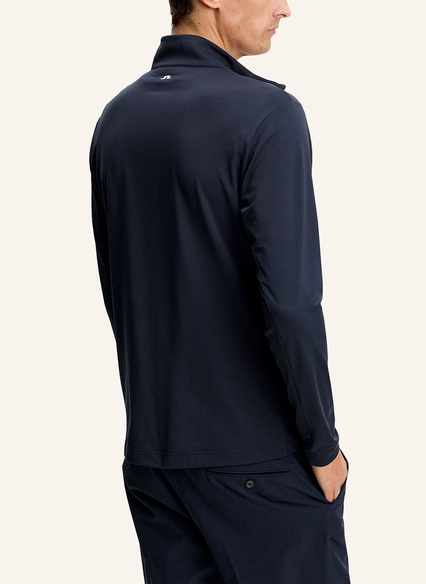 J.LINDEBERG Top mit Reißverschluss: BLAU