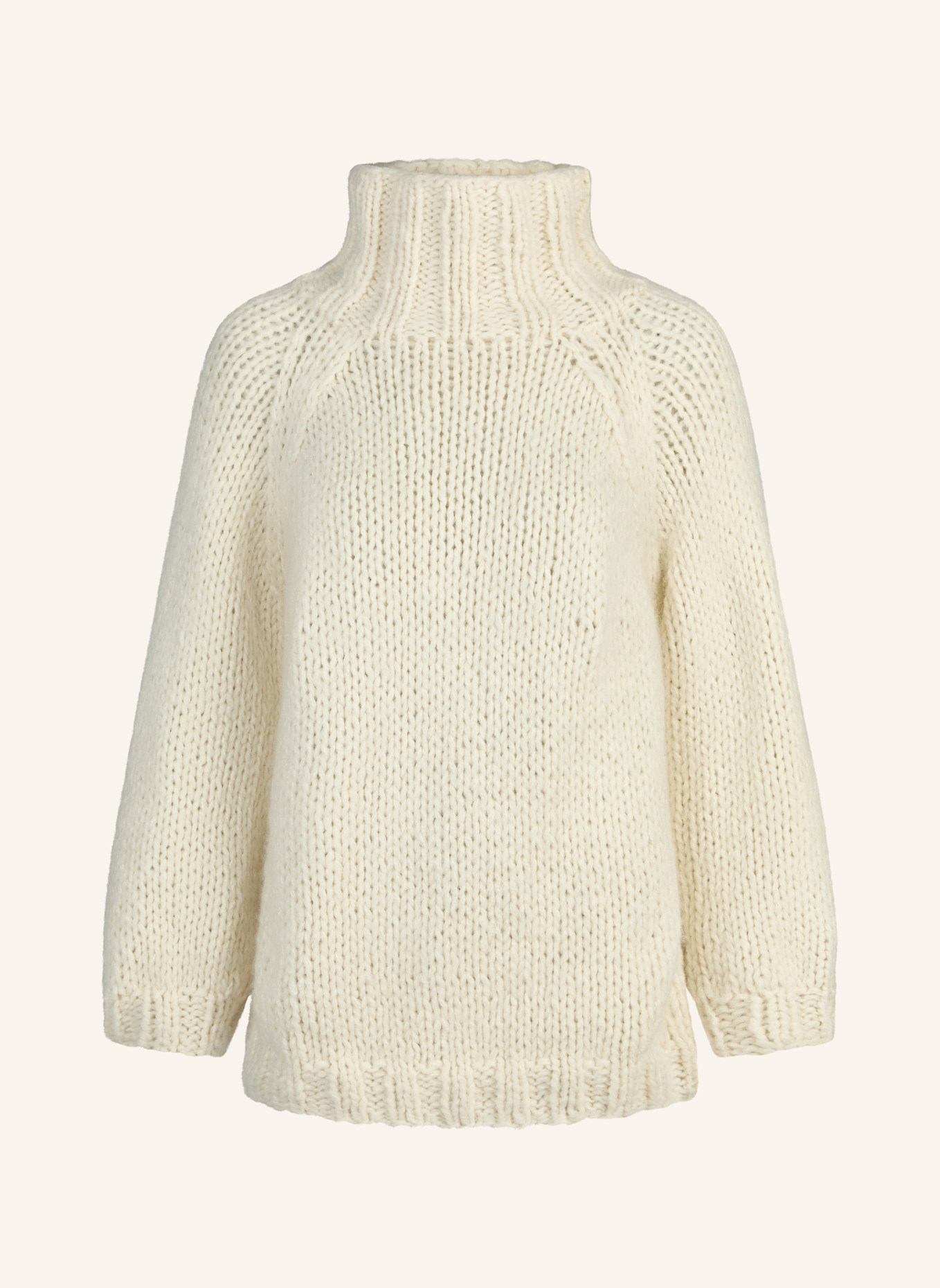 DOUIE Rollkragenpullover ESTELLE aus Cashmere: WEISS