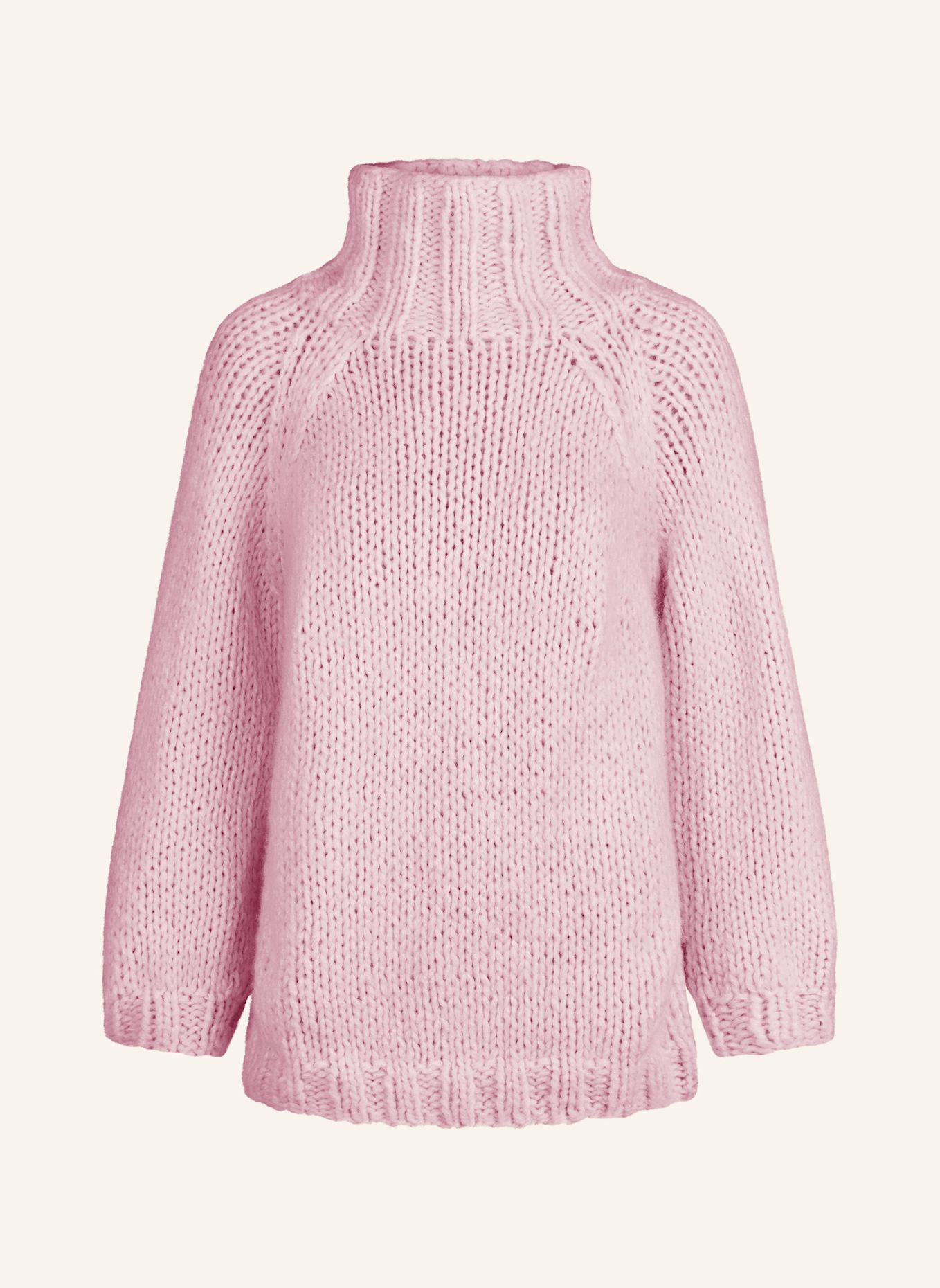 DOUIE Rollkragenpullover ESTELLE aus Cashmere: ROSA