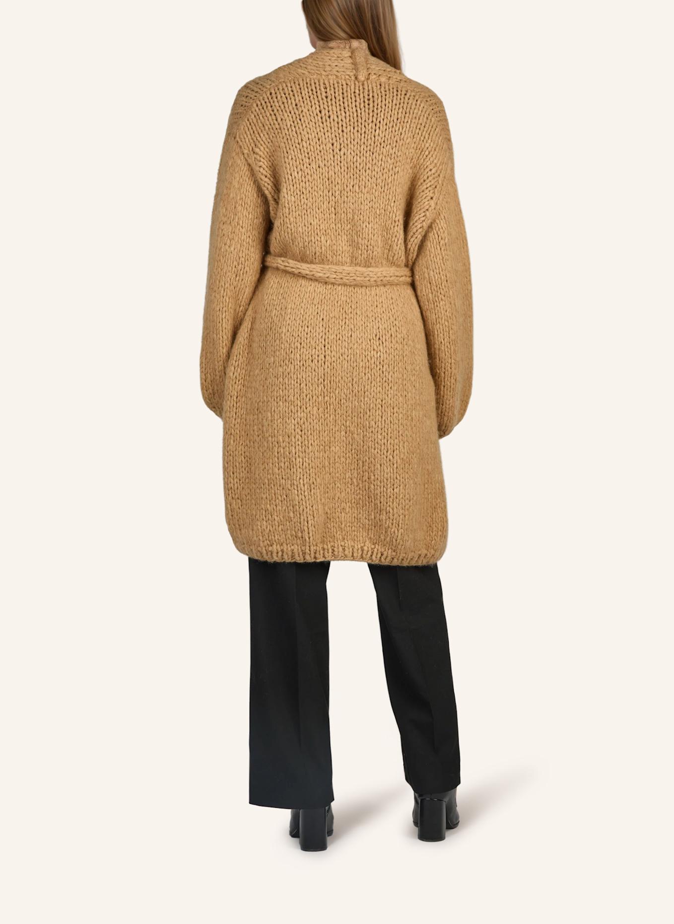 DOUIE Strickmantel MARGHERITE aus Cashmere: BRAUN/ CAMEL