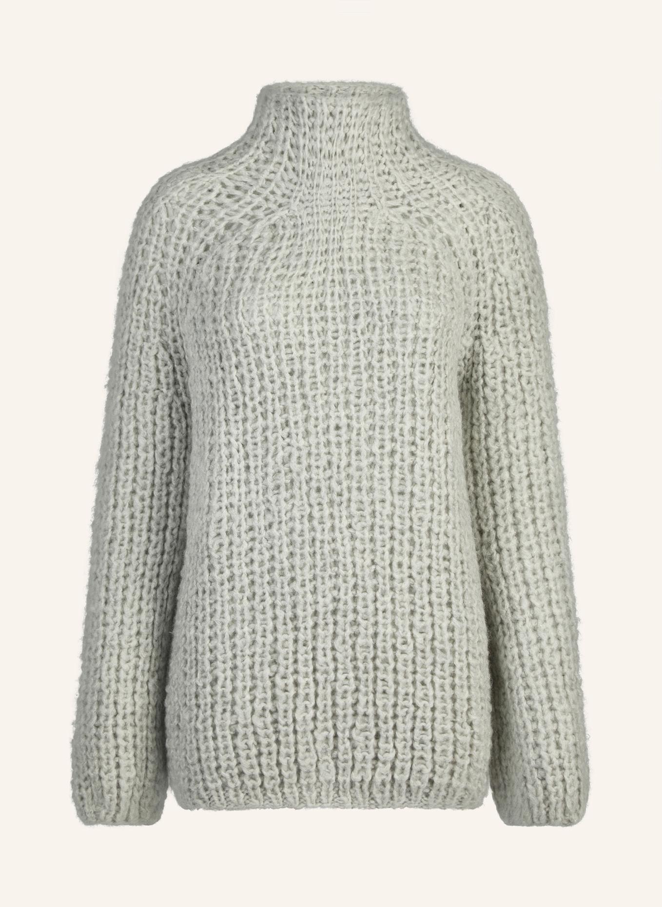 DOUIE Pullover MEGAN aus Cashmere: GRAU/ HELLGRAU