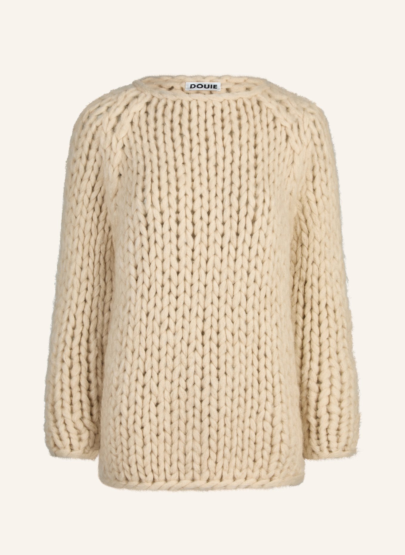 DOUIE Pullover NAYLA aus Cashmere: HELLBRAUN/ BEIGE