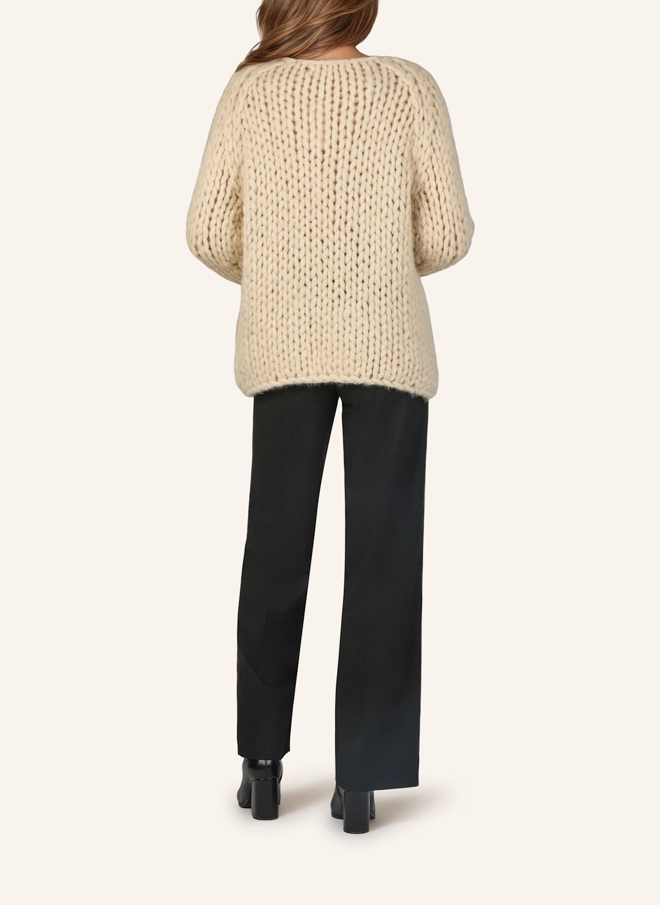 DOUIE Pullover NAYLA aus Cashmere: HELLBRAUN/ BEIGE