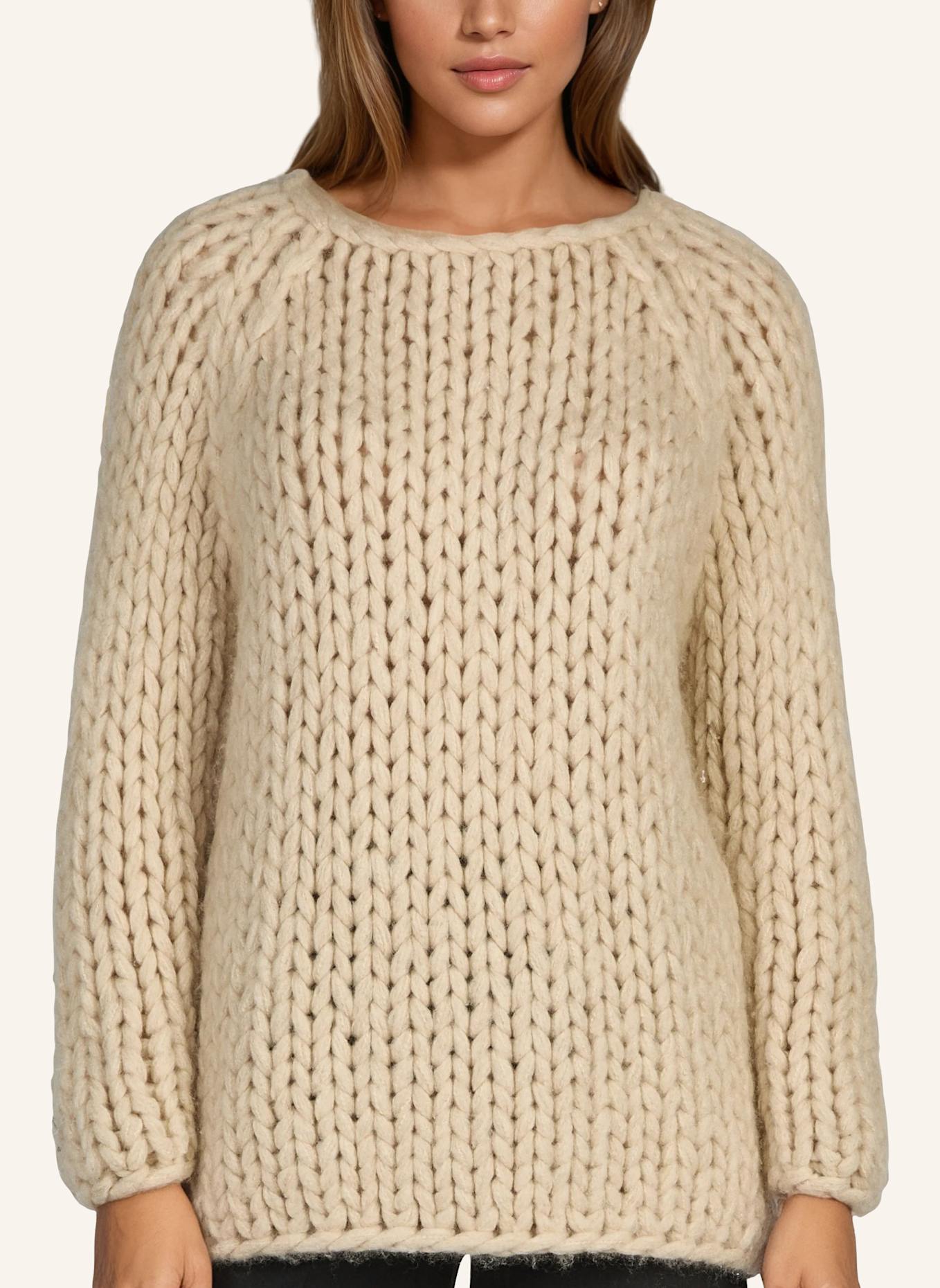 DOUIE Pullover NAYLA aus Cashmere: HELLBRAUN/ BEIGE