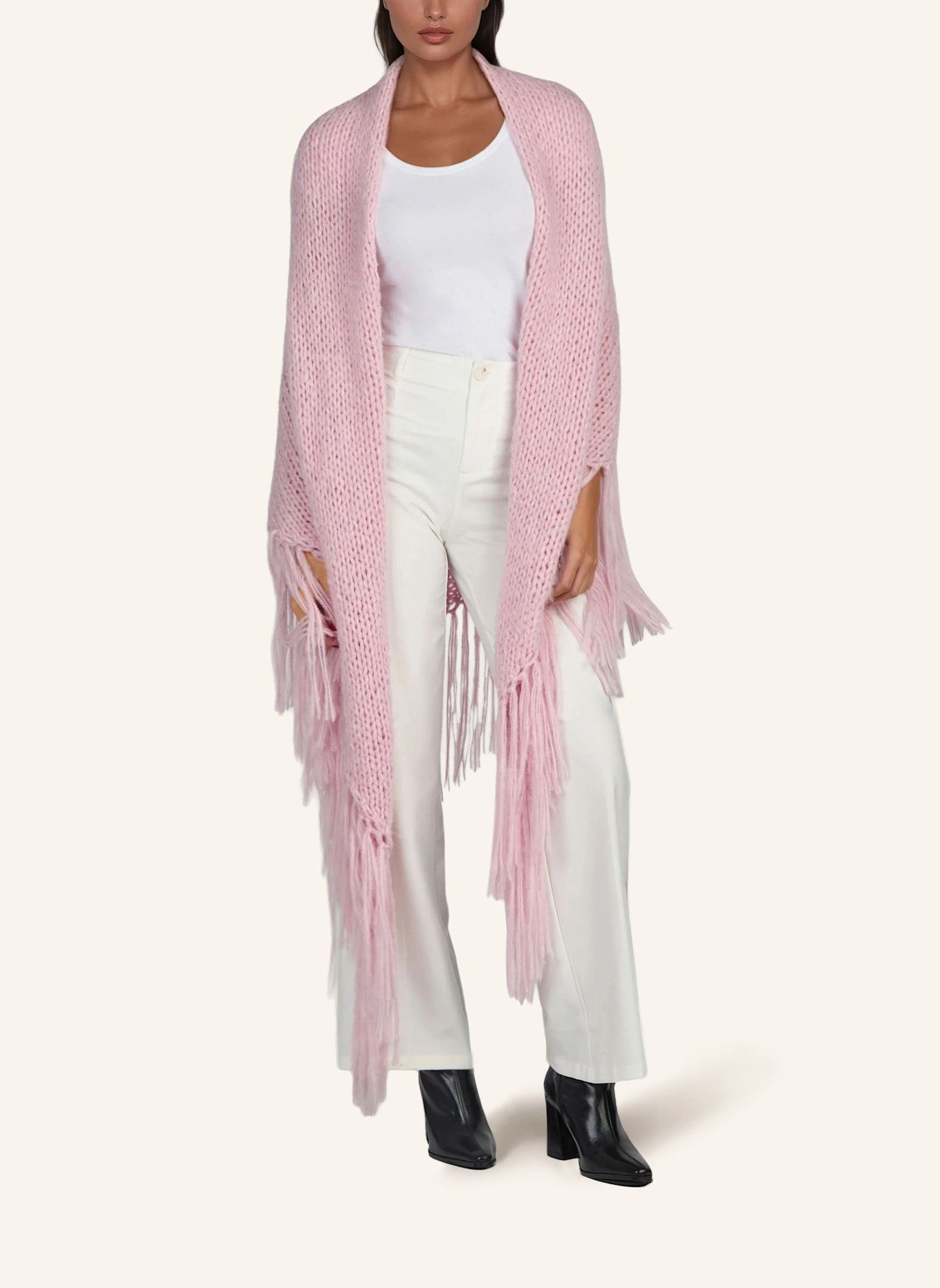 DOUIE Cape MIMI aus Cashmere: ROSA