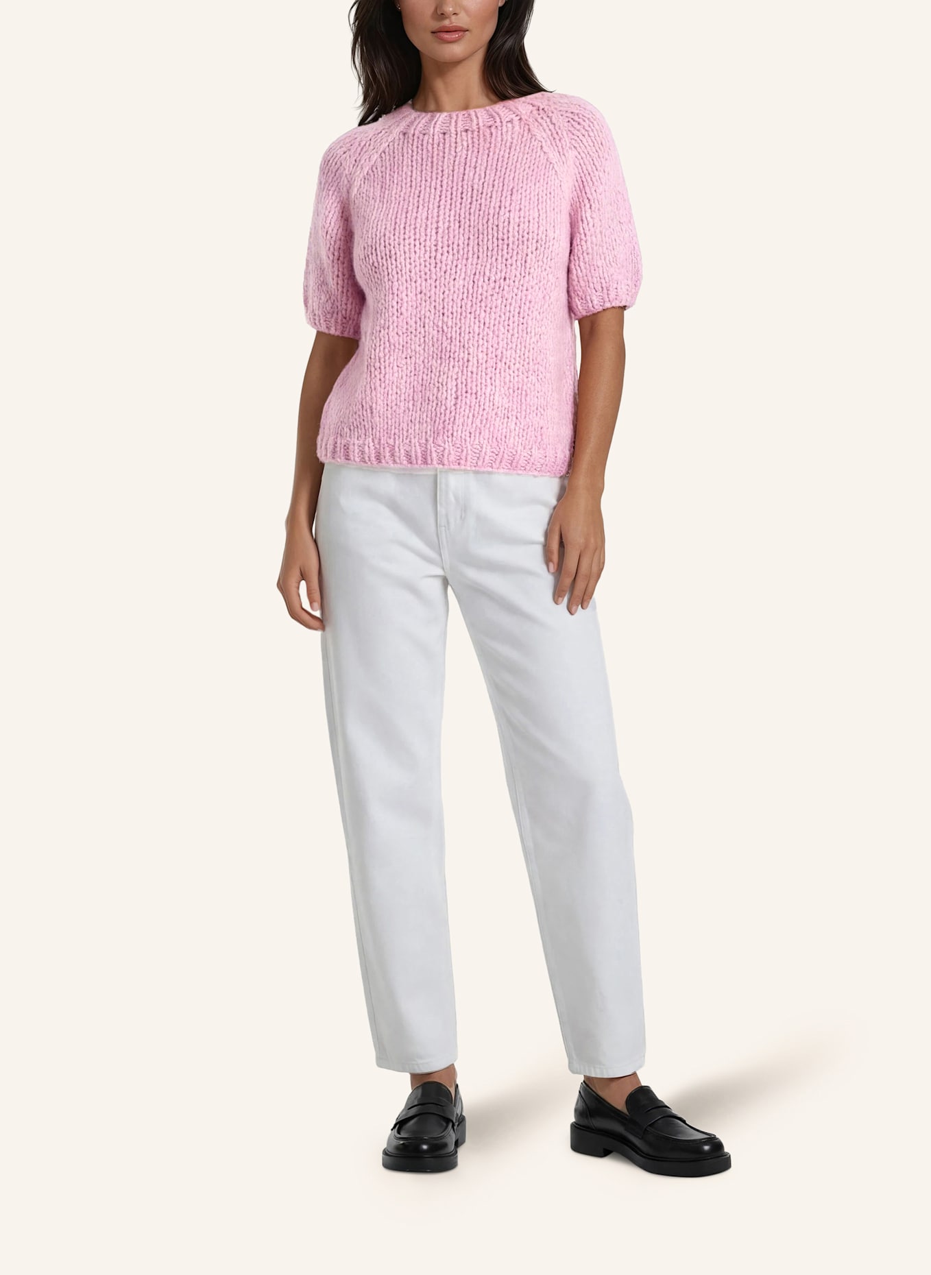 DOUIE Pullover PEARL aus Cashmere: ROSA