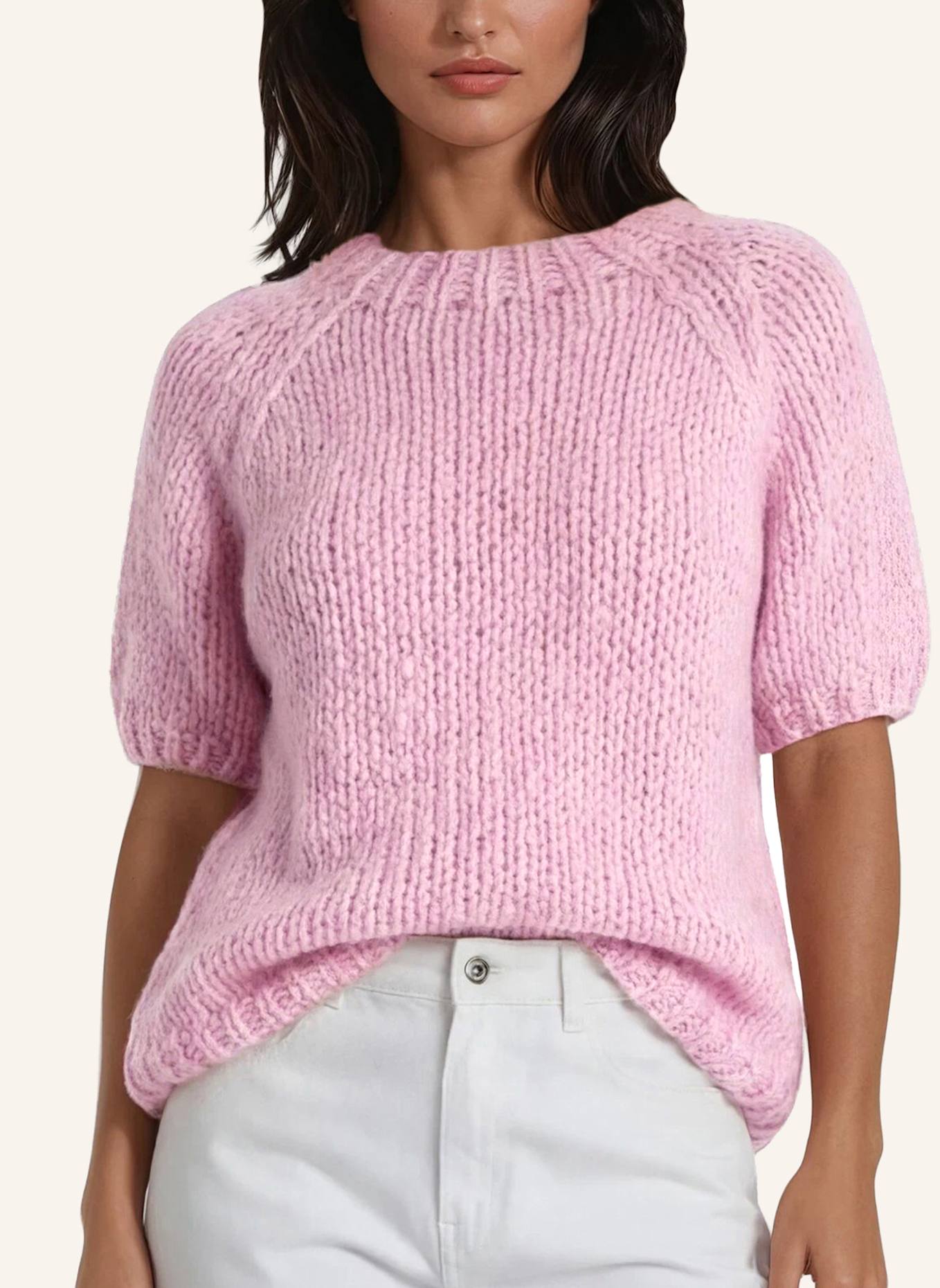 DOUIE Pullover PEARL aus Cashmere: ROSA