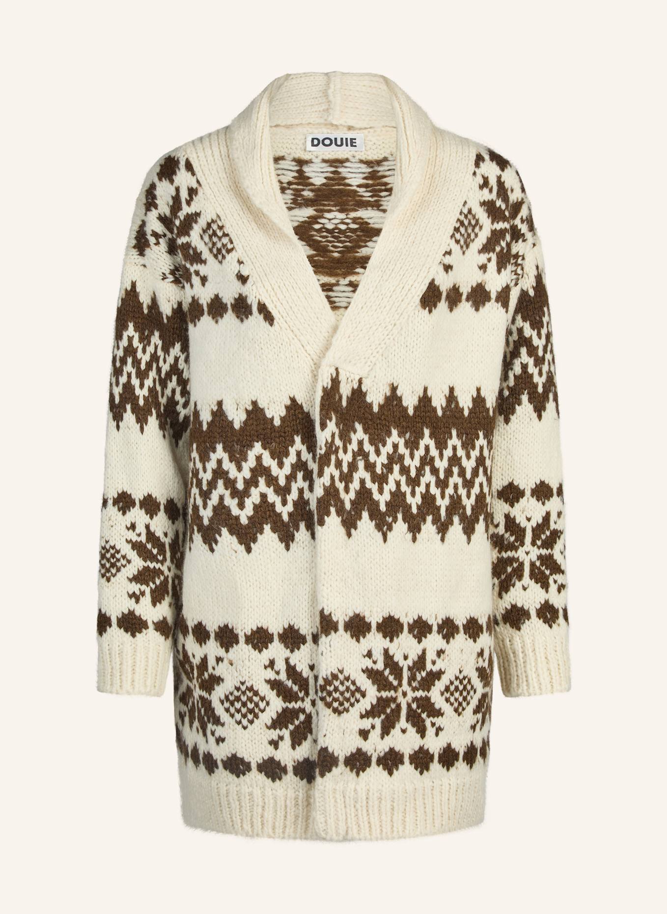 DOUIE Strickjacke ALAIA aus Cashmere: WEISS