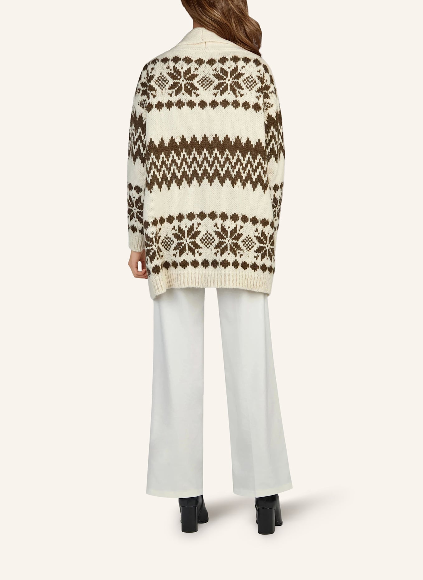 DOUIE Strickjacke ALAIA aus Cashmere: WEISS