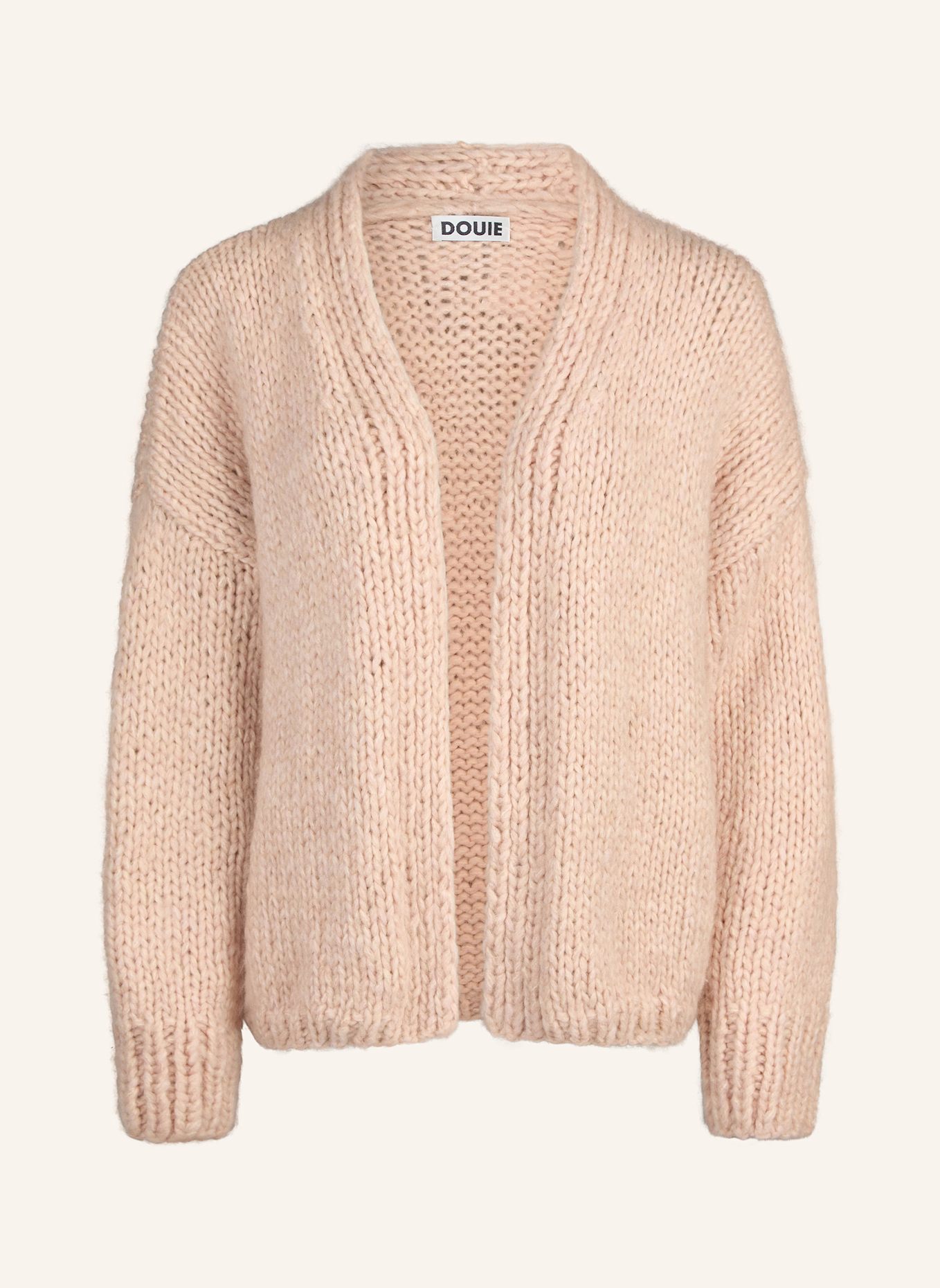 DOUIE Strickjacke DAKOTA aus Cashmere: ROSÉ