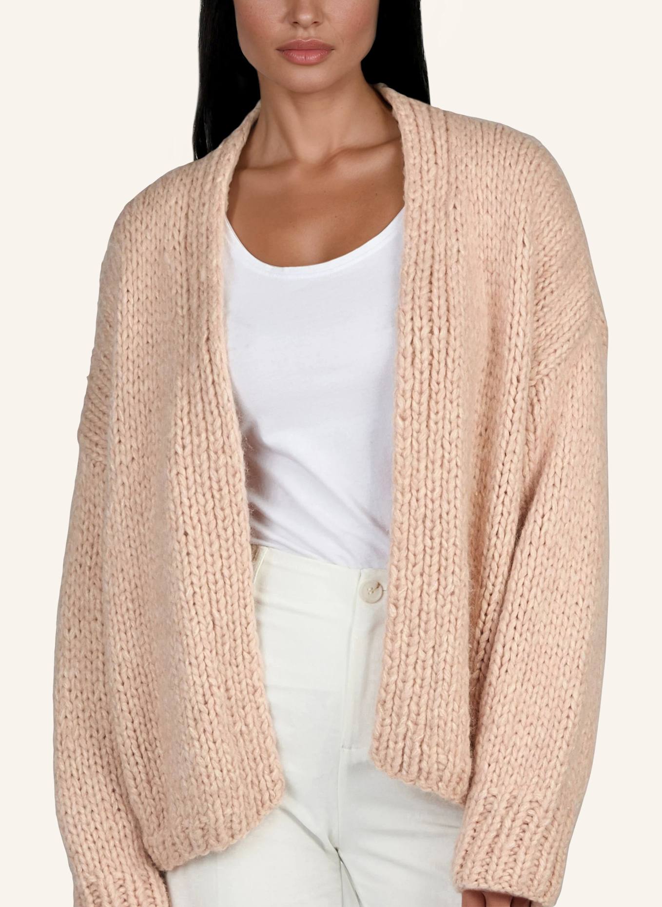 DOUIE Strickjacke DAKOTA aus Cashmere: ROSÉ