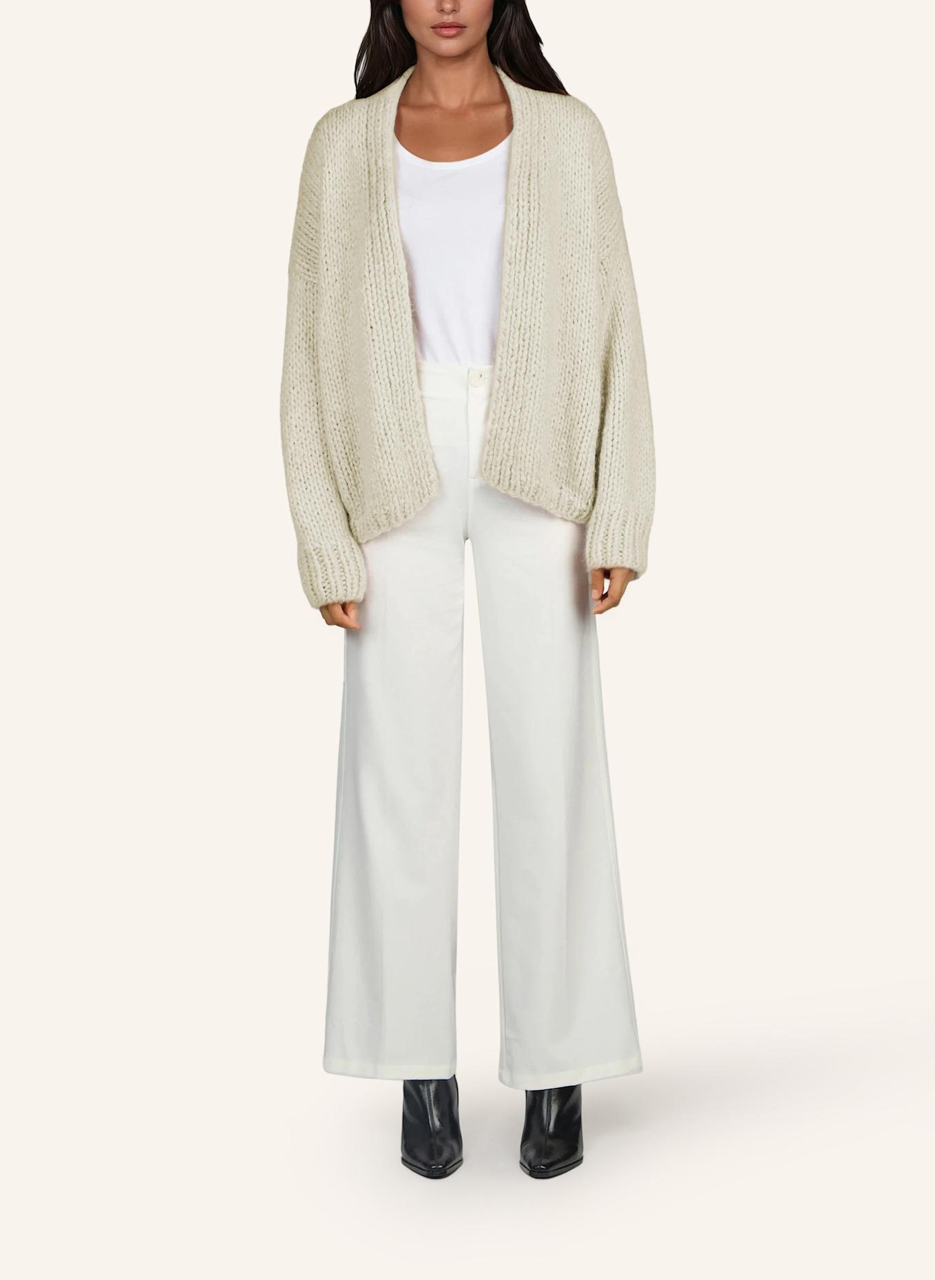 DOUIE Strickjacke DAKOTA aus Cashmere: WEISS