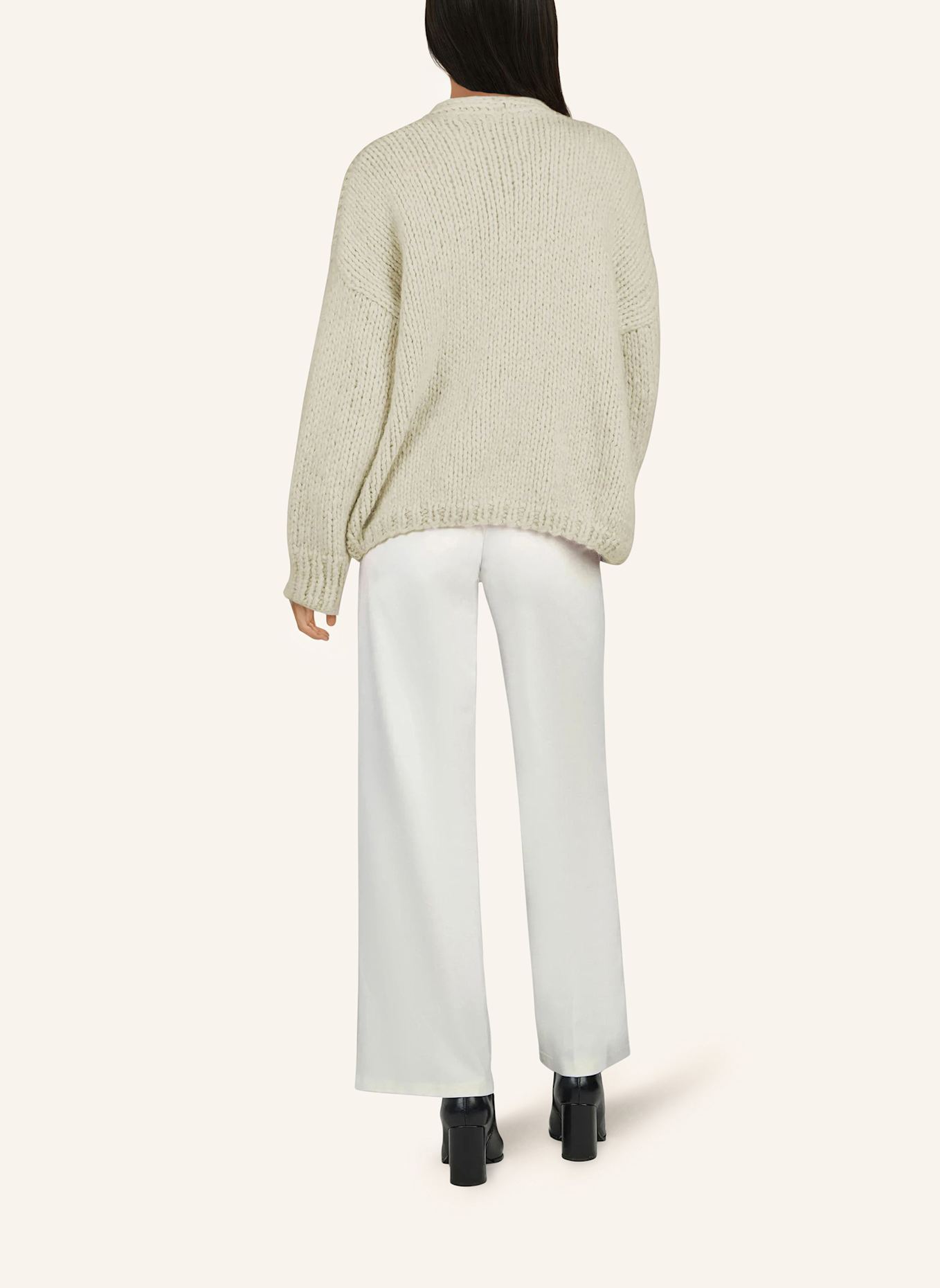 DOUIE Strickjacke DAKOTA aus Cashmere: WEISS