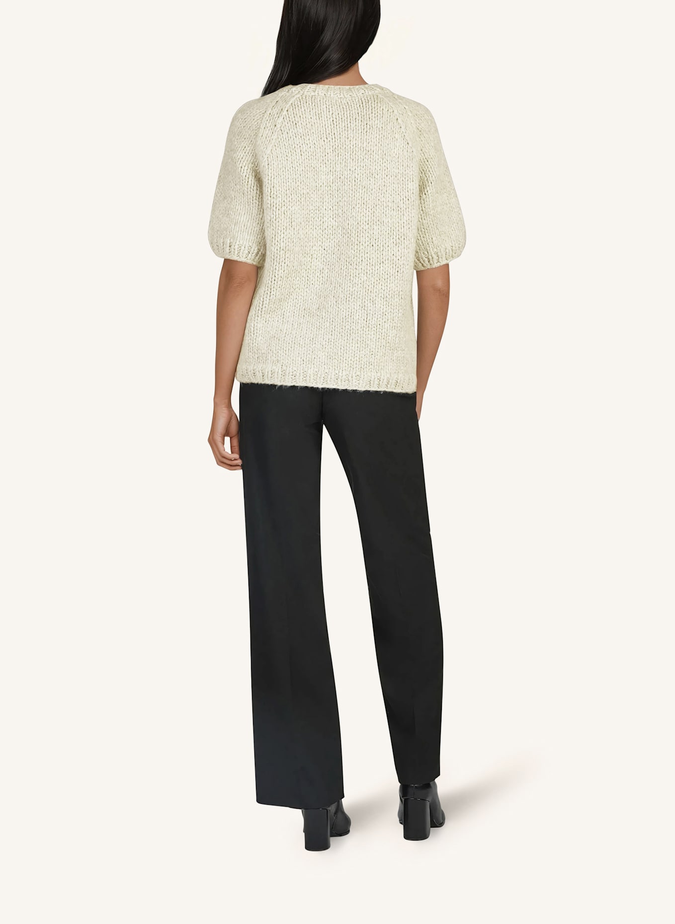 DOUIE Pullover DARIA aus Cashmere: WEISS