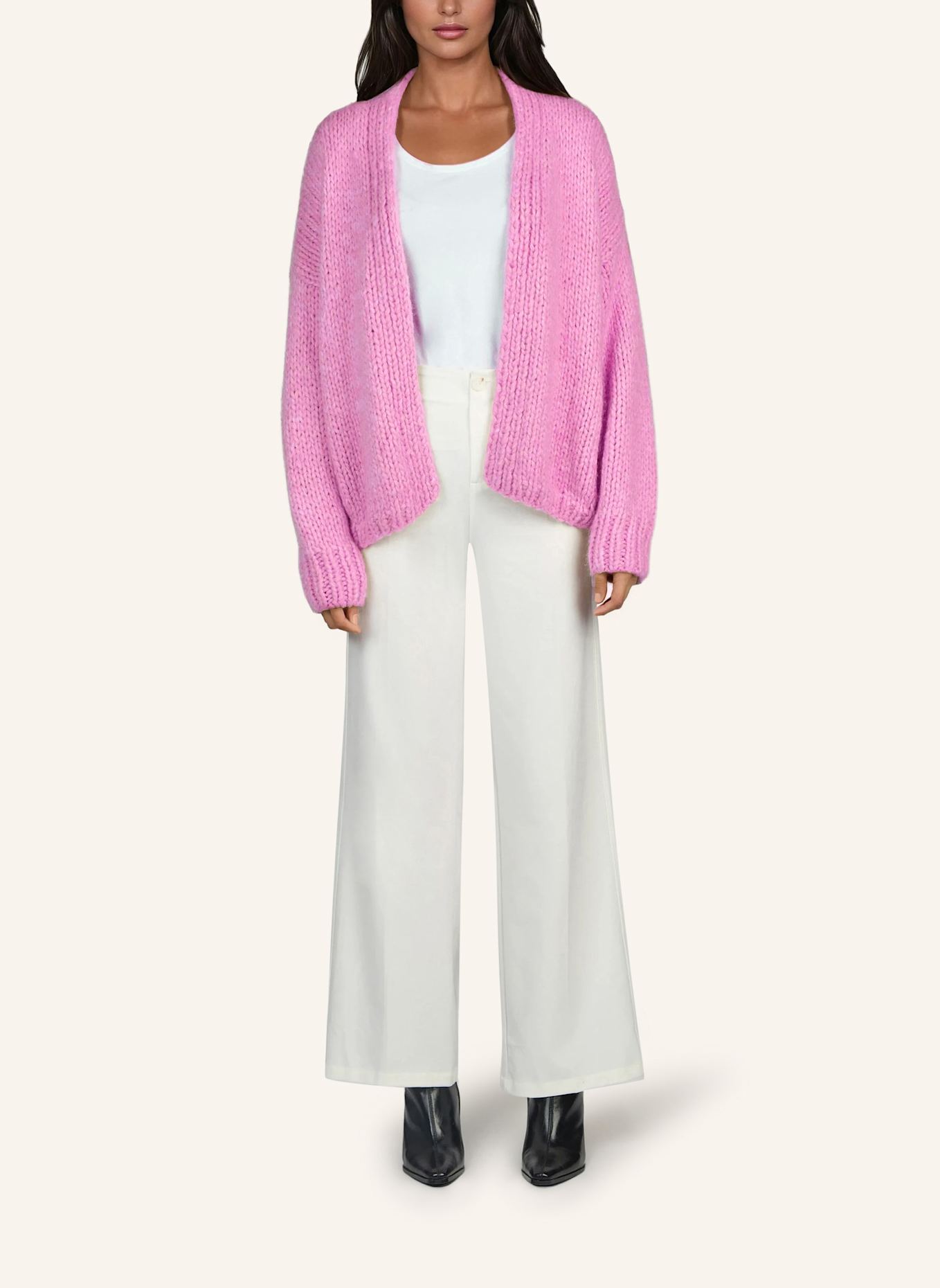 DOUIE Strickjacke DAKOTA aus Cashmere: ROSA