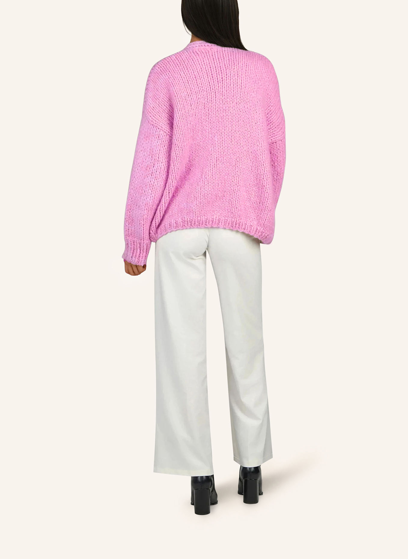 DOUIE Strickjacke DAKOTA aus Cashmere: ROSA