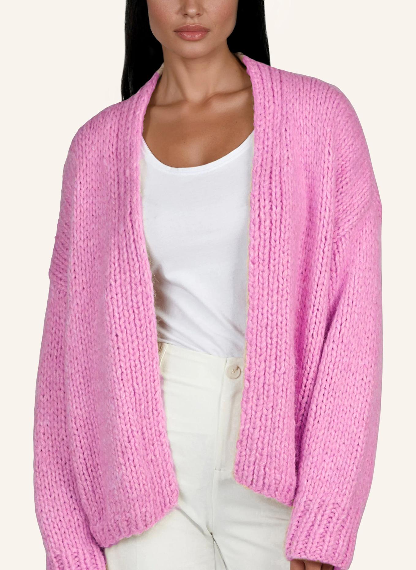DOUIE Strickjacke DAKOTA aus Cashmere: ROSA