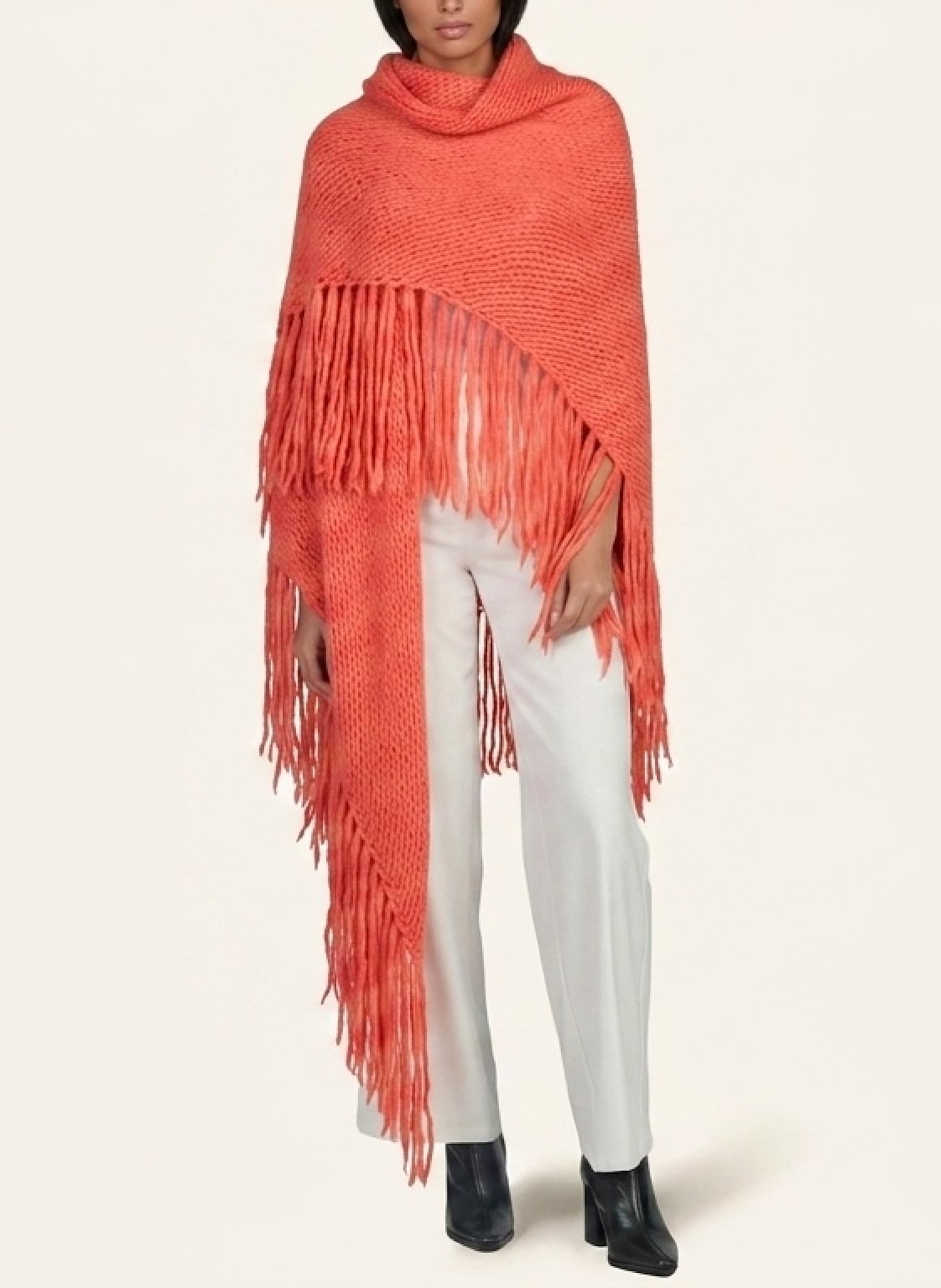 DOUIE Cape MIMI aus Cashmere: ROT