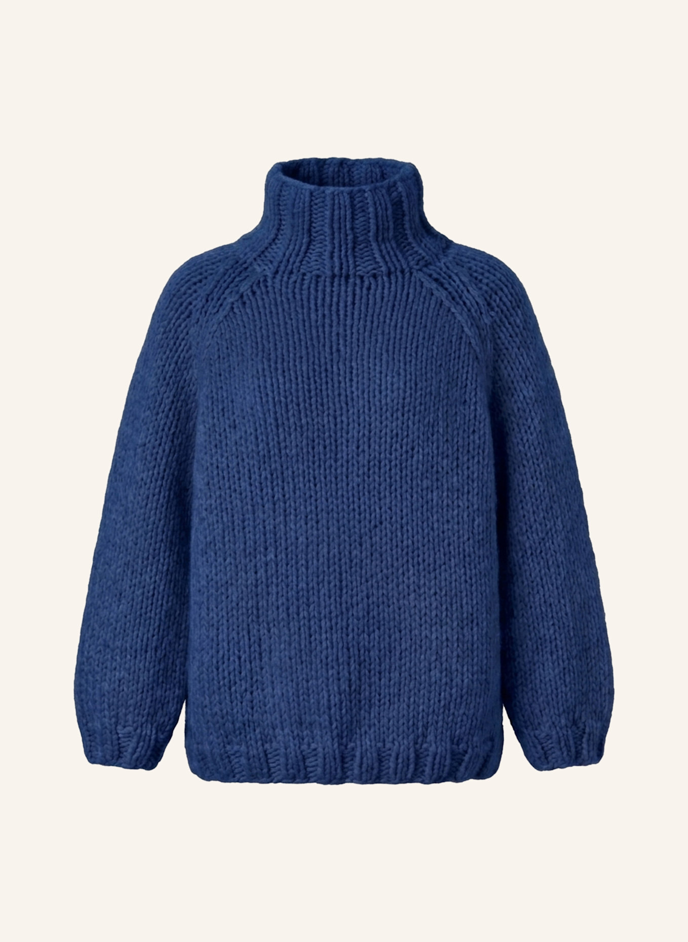 DOUIE Rollkragenpullover ESTELLE aus Cashmere: BLAU