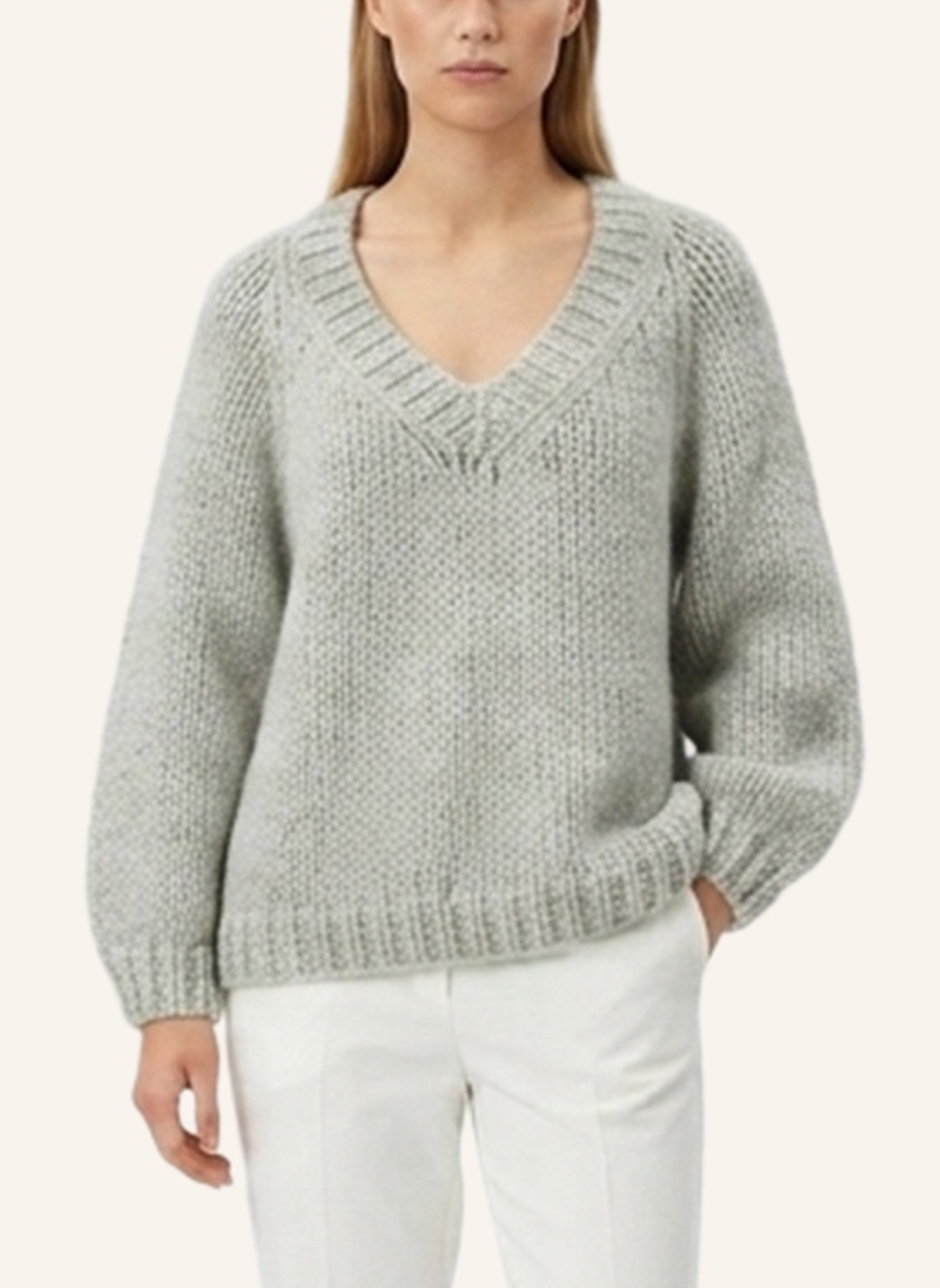 DOUIE Pullover AMELIE aus Cashmere: GRAU