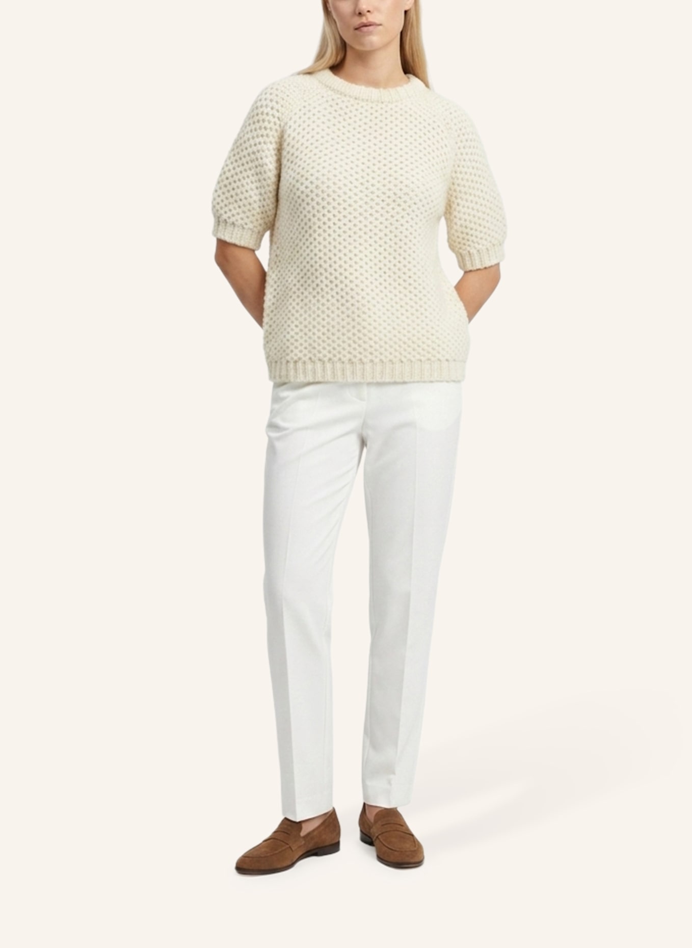 DOUIE Pullover LOLA aus Cashmere: ECRU