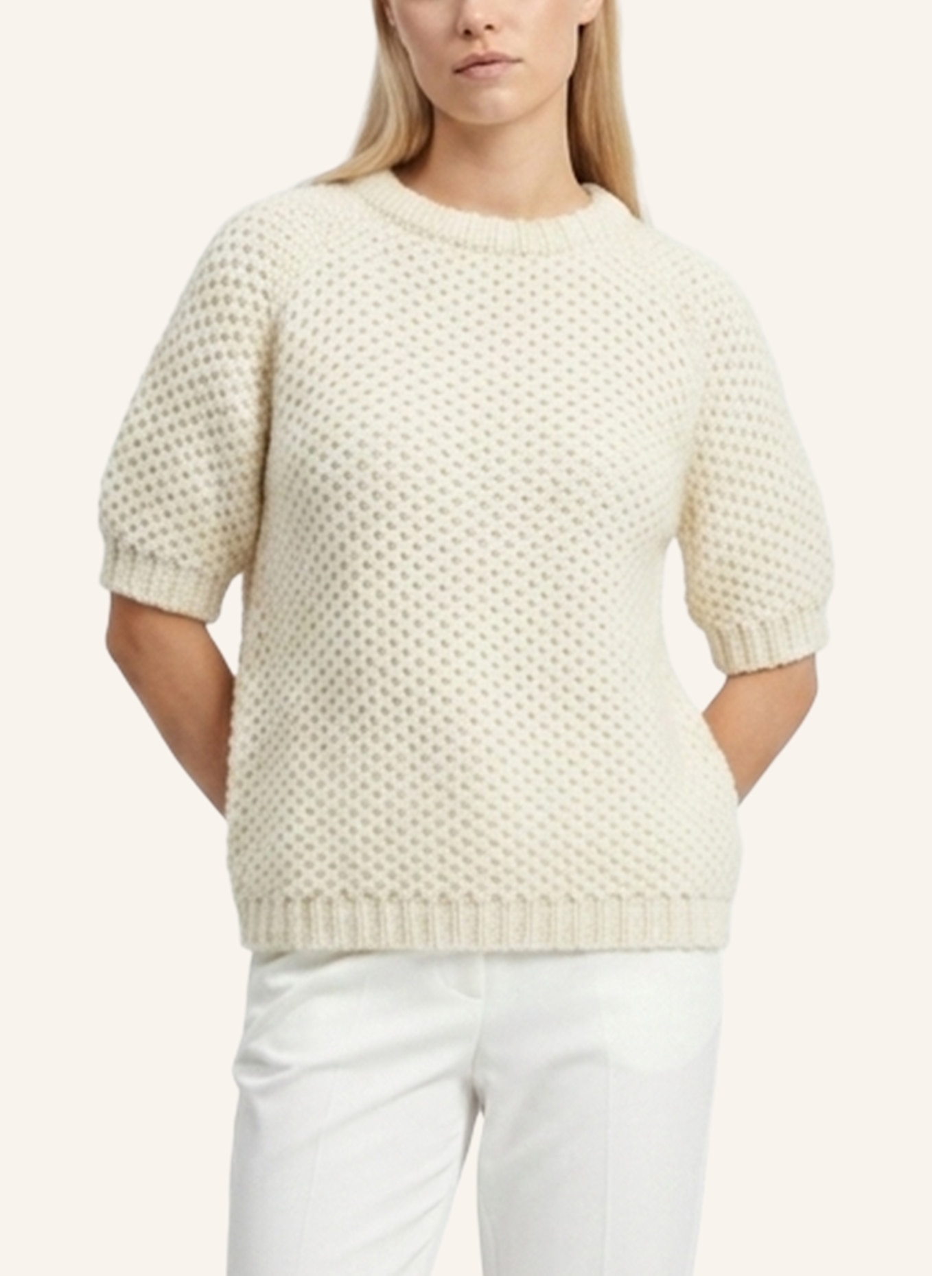 DOUIE Pullover LOLA aus Cashmere: ECRU