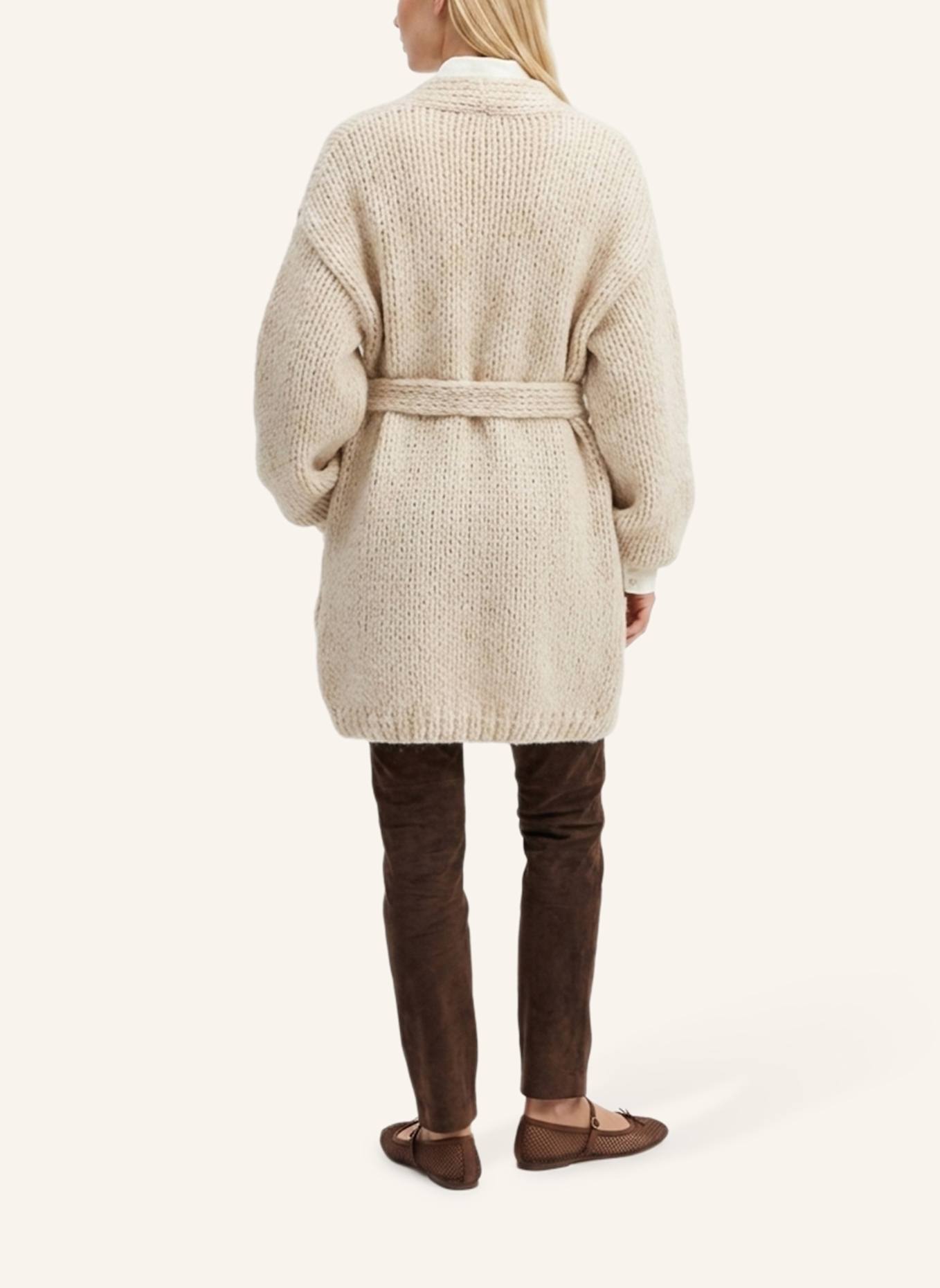 DOUIE Strickmantel MARGHERITE aus Cashmere: BEIGE