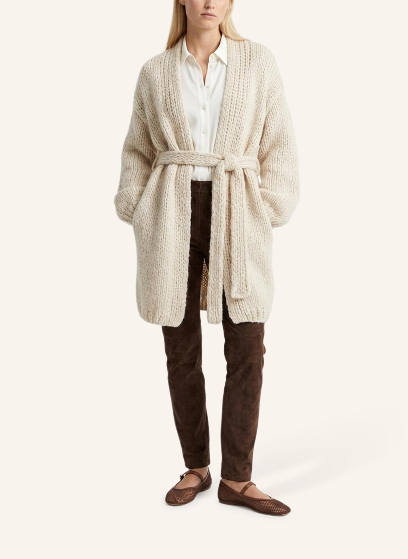 DOUIE Strickmantel MARGHERITE aus Cashmere: BEIGE