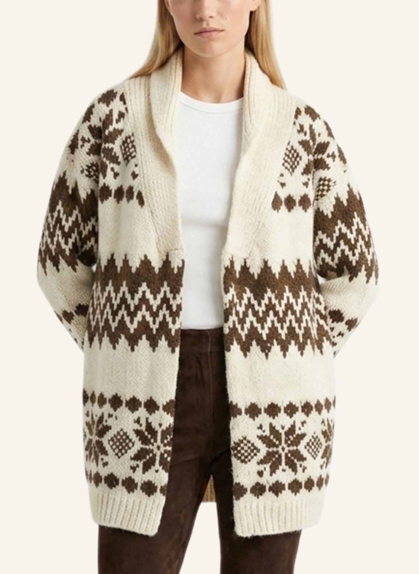 DOUIE Strickjacke ALAIA aus Cashmere: ECRU