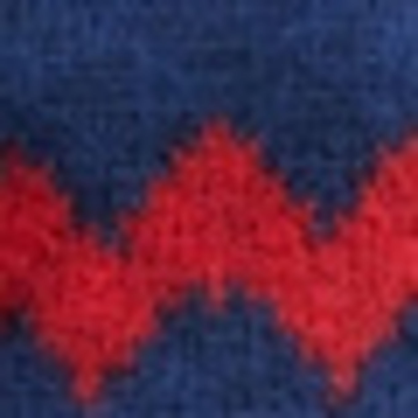 DOUIE Pullover ZIGZAG mit Mohair: BLAU