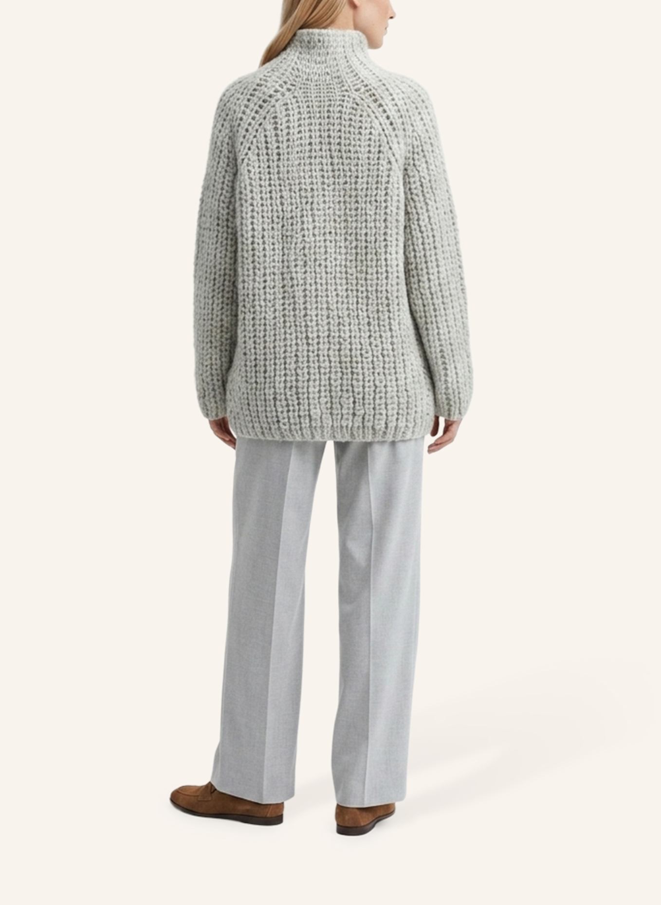 DOUIE Pullover MEGAN aus Cashmere: GRAU