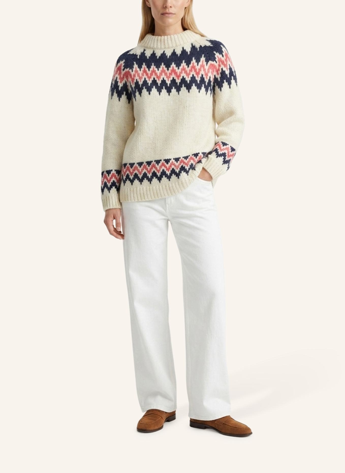 DOUIE Pullover PARIS aus Cashmere: ECRU
