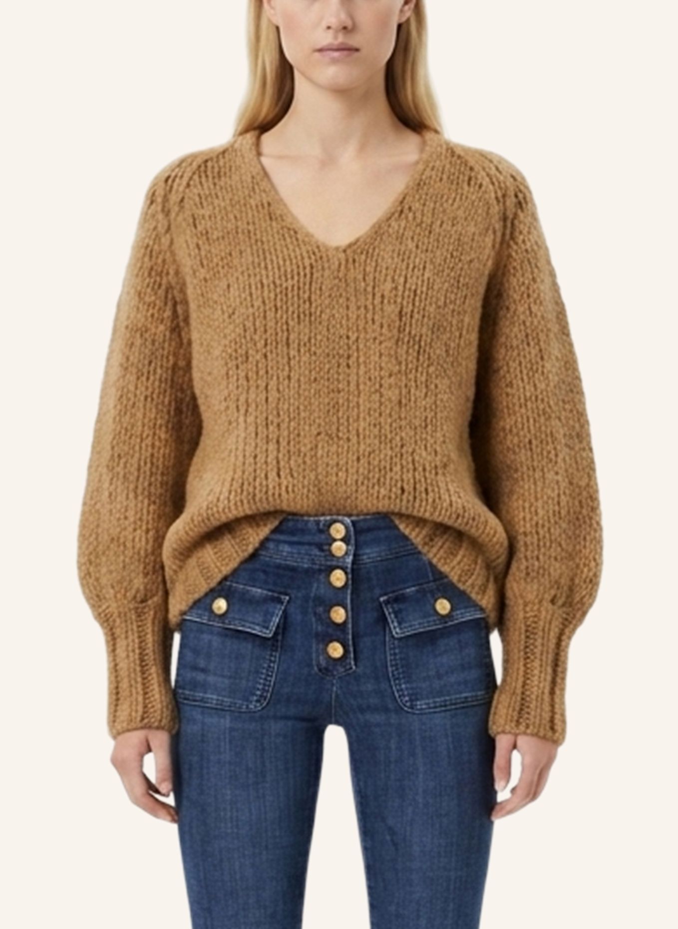 DOUIE Cashmere-Pullover MOLLIE: CAMEL