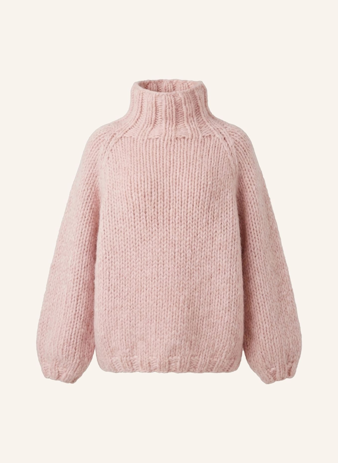 DOUIE Rollkragenpullover ESTELLE aus Cashmere: ROSA
