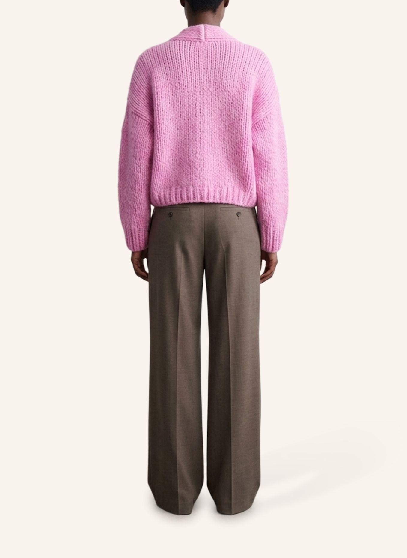 DOUIE Strickjacke DAKOTA aus Cashmere: PINK